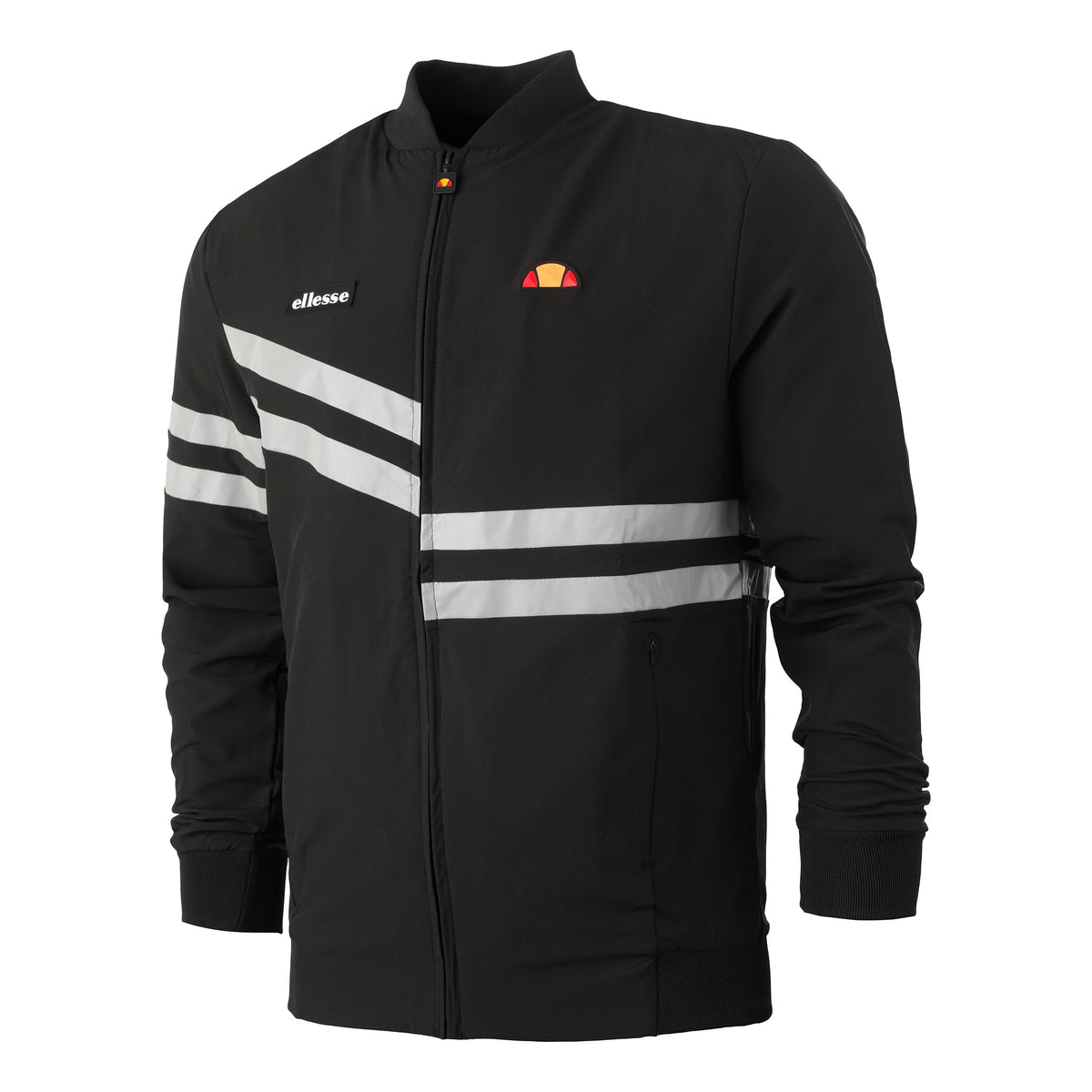 Ellesse Nano Træningsjakke Herrer - sort, sølv Ellesse Nano Træningsjakke Herrer - sort, sølv
