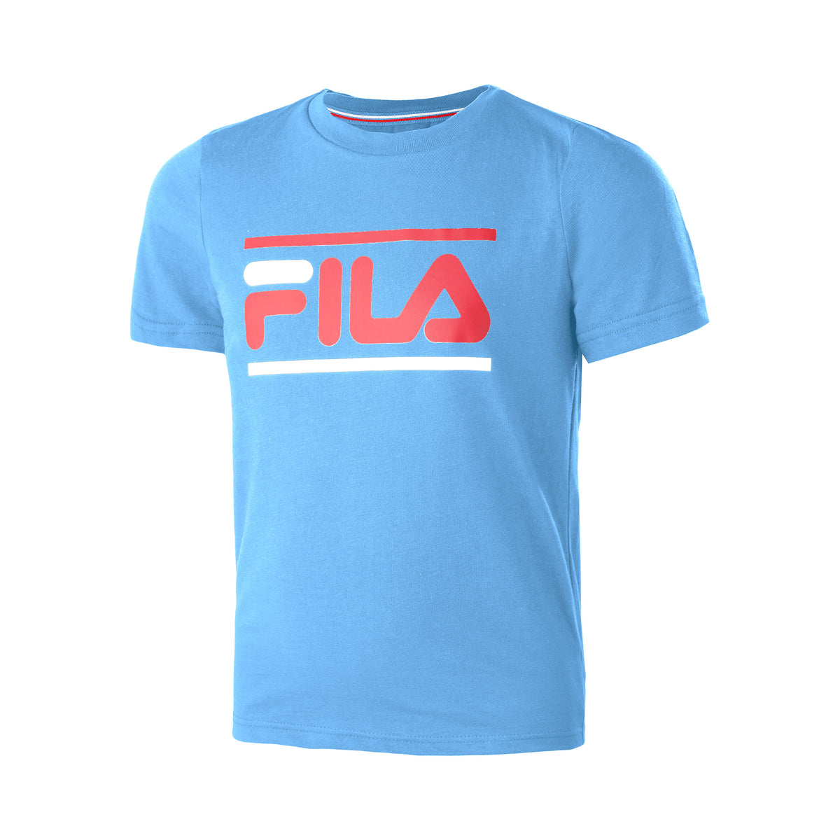Fila Chris T-shirt Drenge - blå, rød Fila Chris T-shirt Drenge - blå, rød