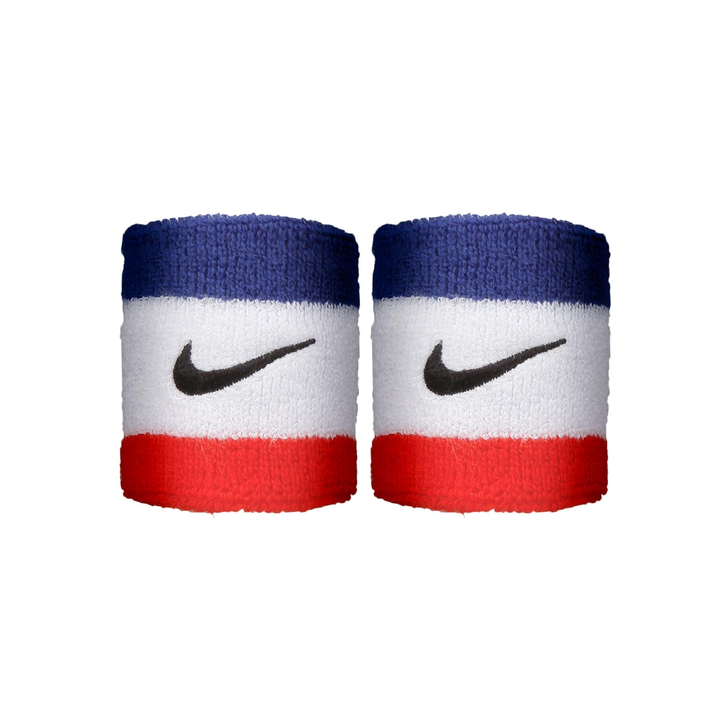 Nike Swoosh Svedbånd Pakke med 2 kort - hvid, blå Nike Swoosh Svedbånd Pakke med 2 kort - hvid, blå
