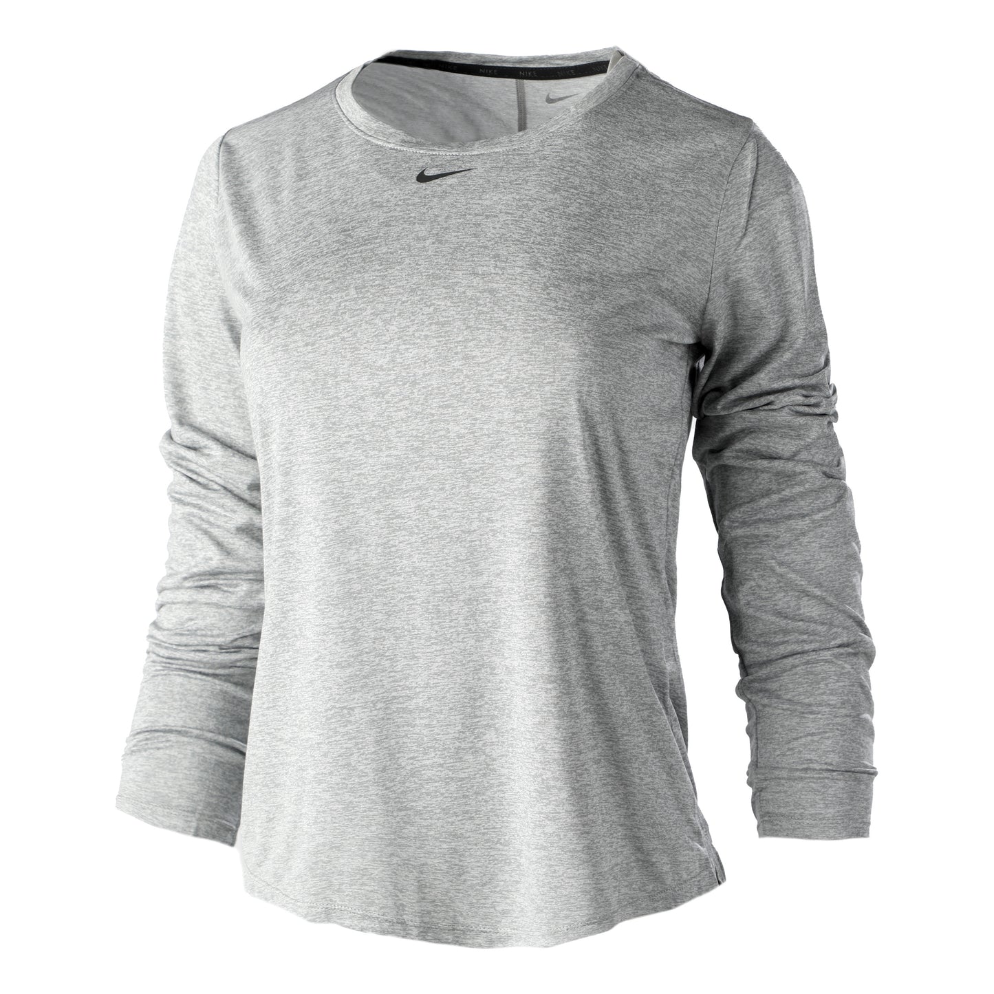 Nike Dri-Fit One Standard Shirt, langærmet Damer - grå, sort Nike Dri-Fit One Standard Shirt, langærmet Damer - grå, sort