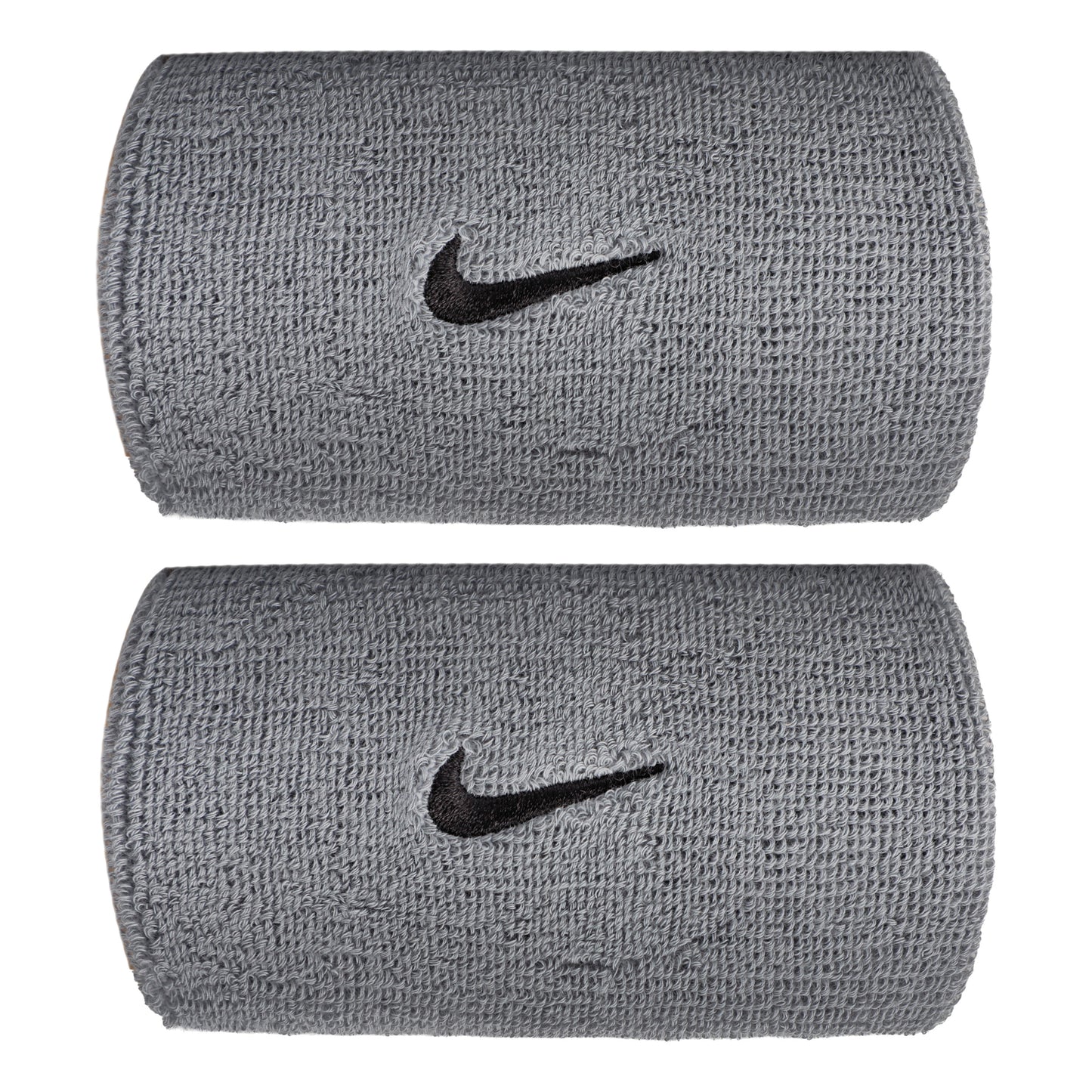Nike Swoosh Classic Doublewide Svedbånd lang - grå, sort Nike Swoosh Classic Doublewide Svedbånd lang - grå, sort