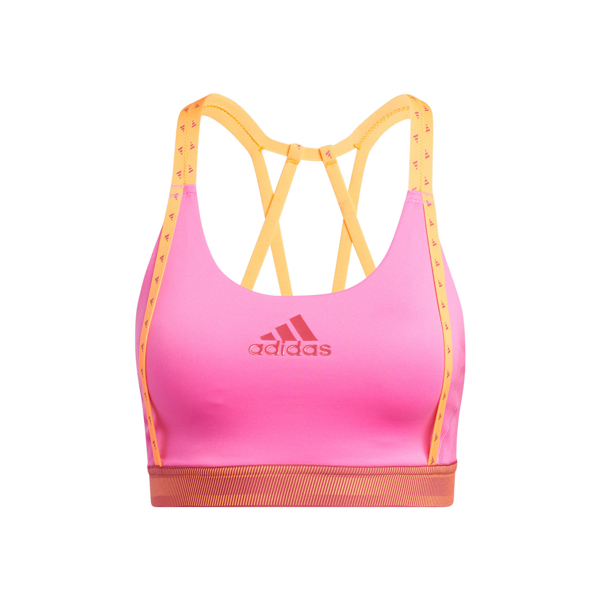 adidas Don´t Rest Branded Sports-BH Damer - neonpink, gul adidas Don´t Rest Branded Sports-BH Damer - neonpink, gul