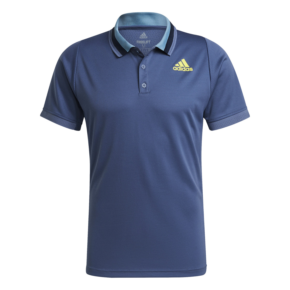 adidas Primeblue Freelift Heather Polo Herrer - mørkeblå, gul adidas Primeblue Freelift Heather Polo Herrer - mørkeblå, gul