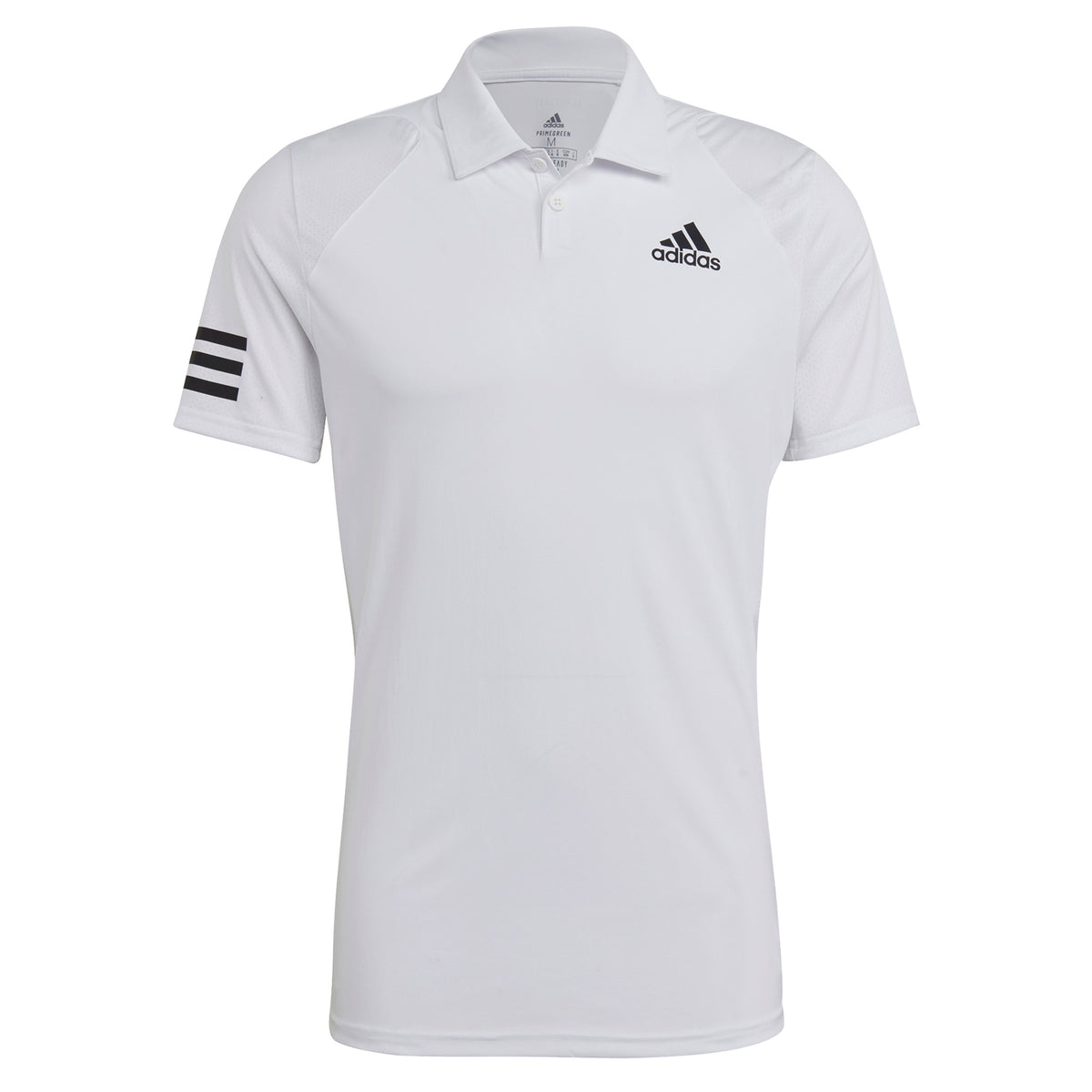 adidas Club 3 Stripes Polo Herrer - hvid, sort adidas Club 3 Stripes Polo Herrer - hvid, sort