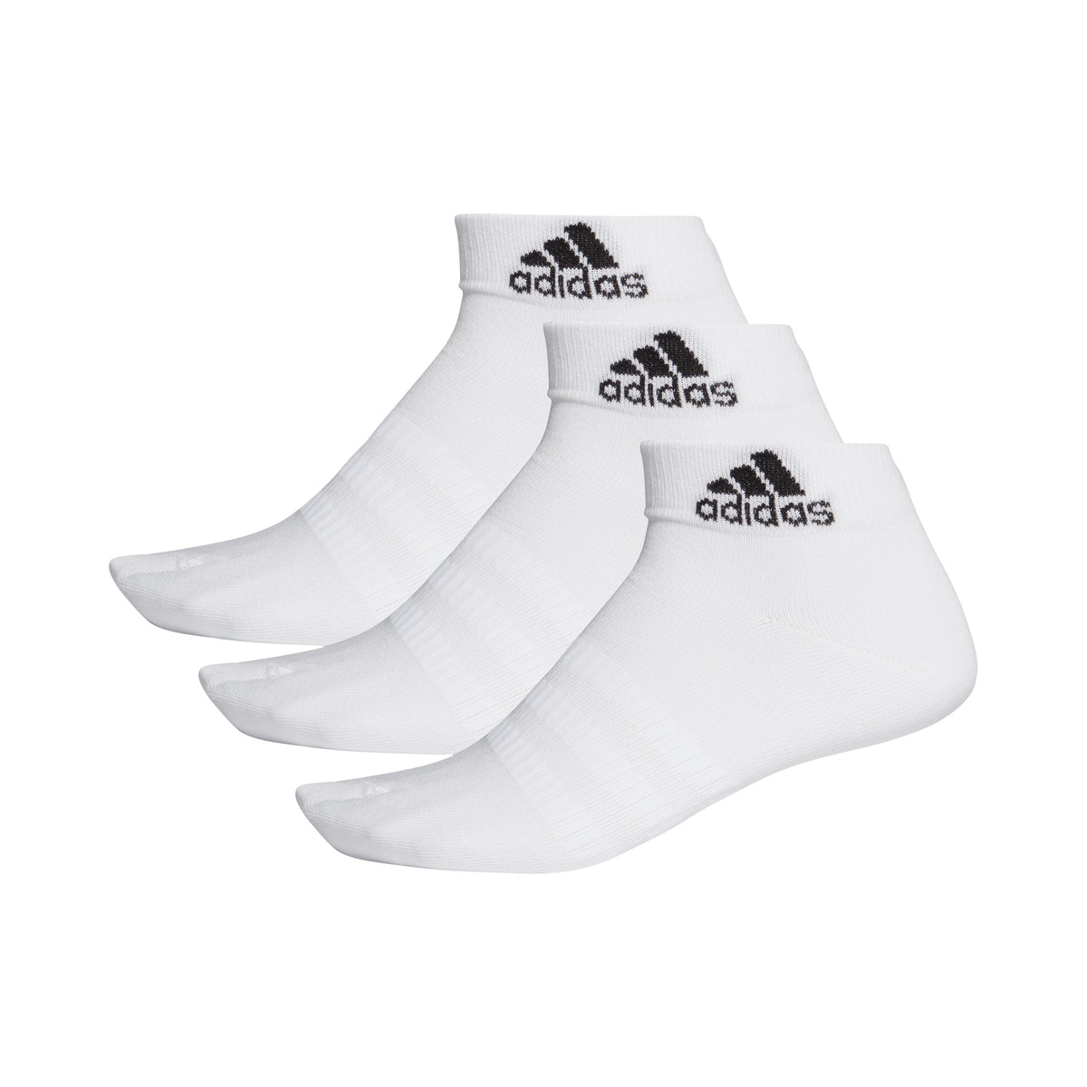 adidas Light Ankle Sportssokker Pakke med 3 Unisex - hvid, sort adidas Light Ankle Sportssokker Pakke med 3 Unisex - hvid, sort