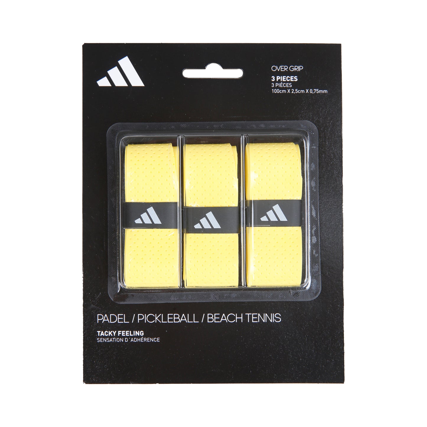 adidas Padel Overgrip Pakke Med 3-Gul adidas Padel Overgrip Pakke Med 3-Gul