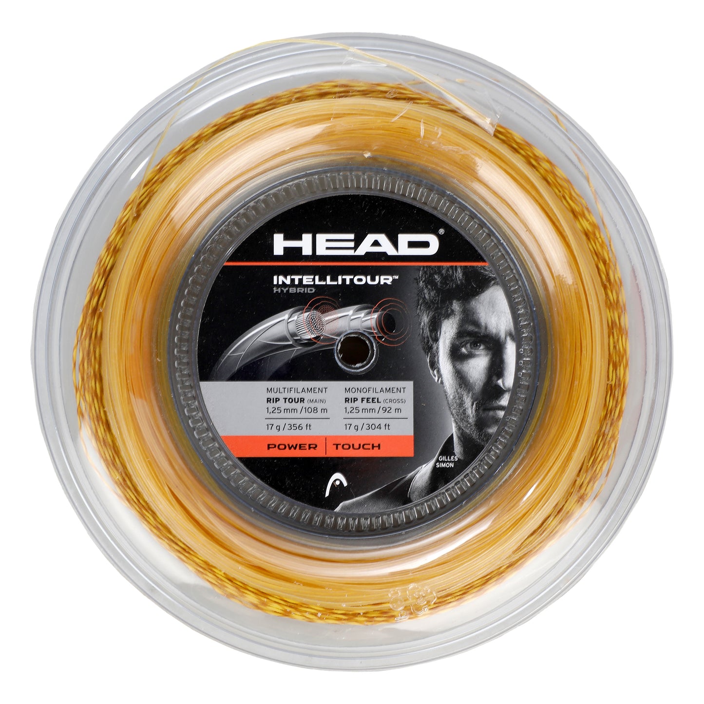 HEAD IntelliTour Strenge,Rulle 200m-Beige HEAD IntelliTour Strenge,Rulle 200m-Beige