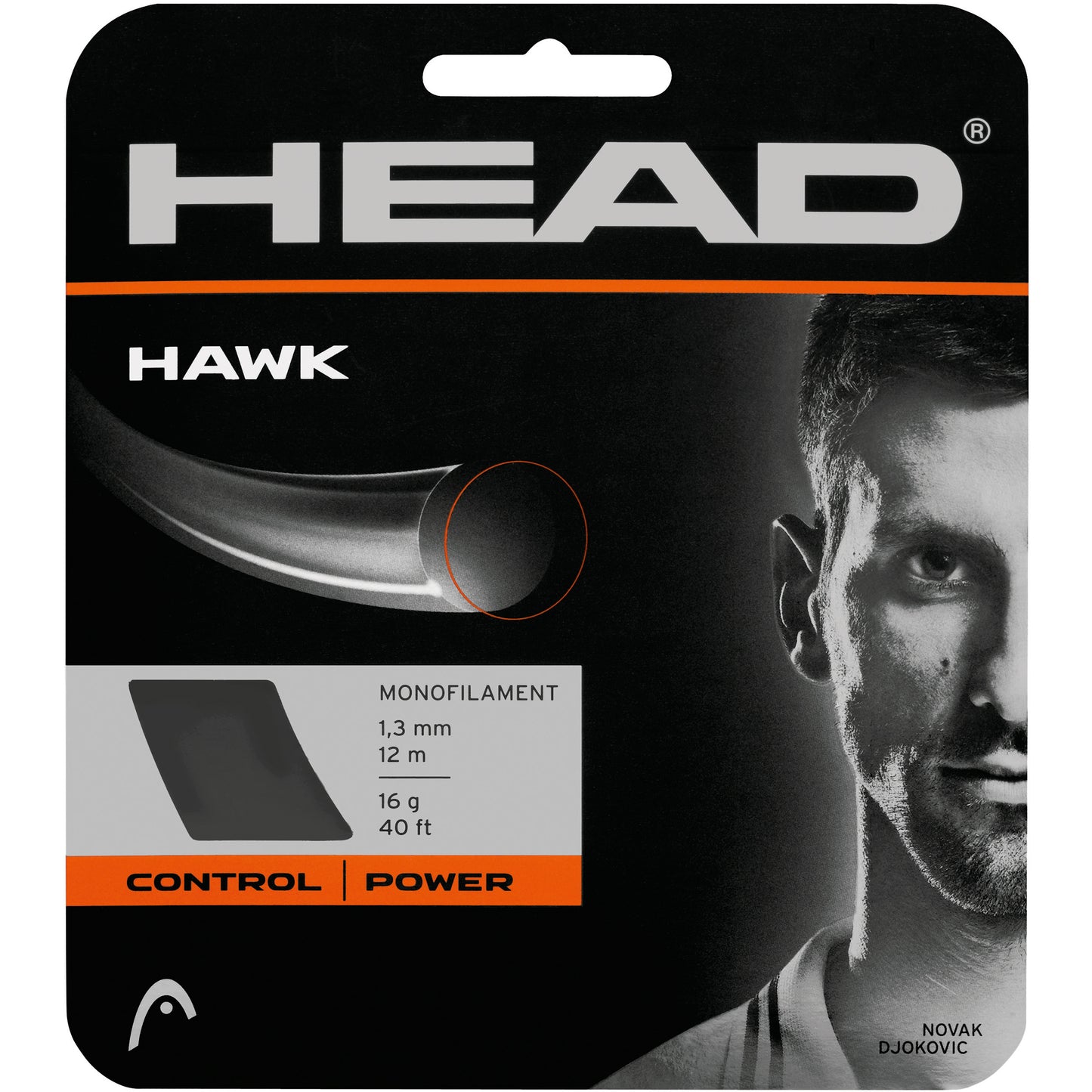 HEAD Hawk Strengesæt 12m-Grå HEAD Hawk Strengesæt 12m-Grå