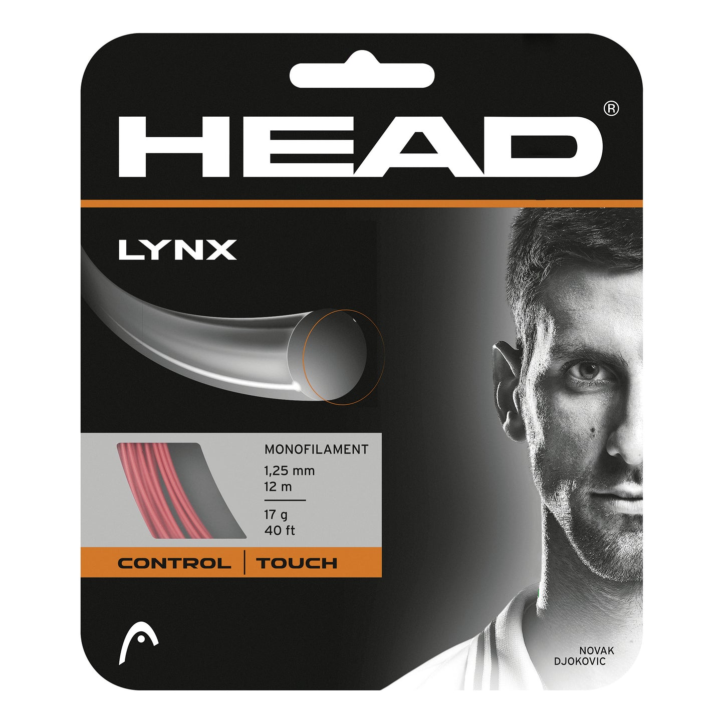 HEAD Lynx Strengesæt 12m -rød HEAD Lynx Strengesæt 12m -rød