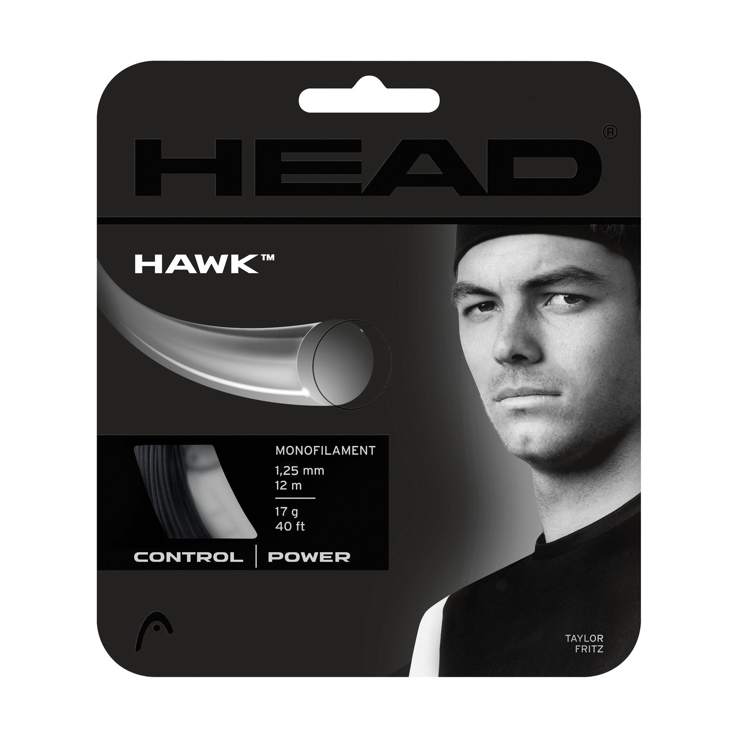 HEAD Hawk Strengesæt 12m-Sort HEAD Hawk Strengesæt 12m-Sort