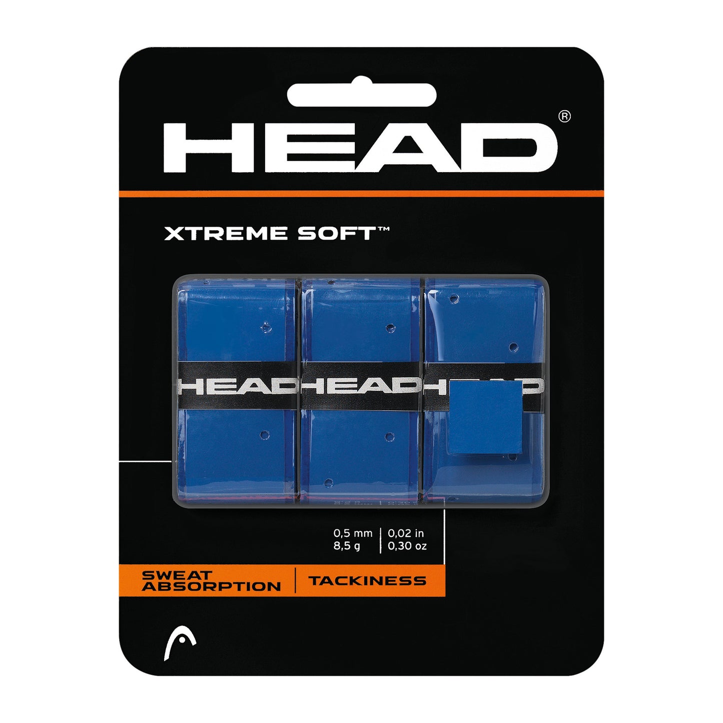 HEAD Xtreme Soft Pakke Med 3-Blå HEAD Xtreme Soft Pakke Med 3-Blå