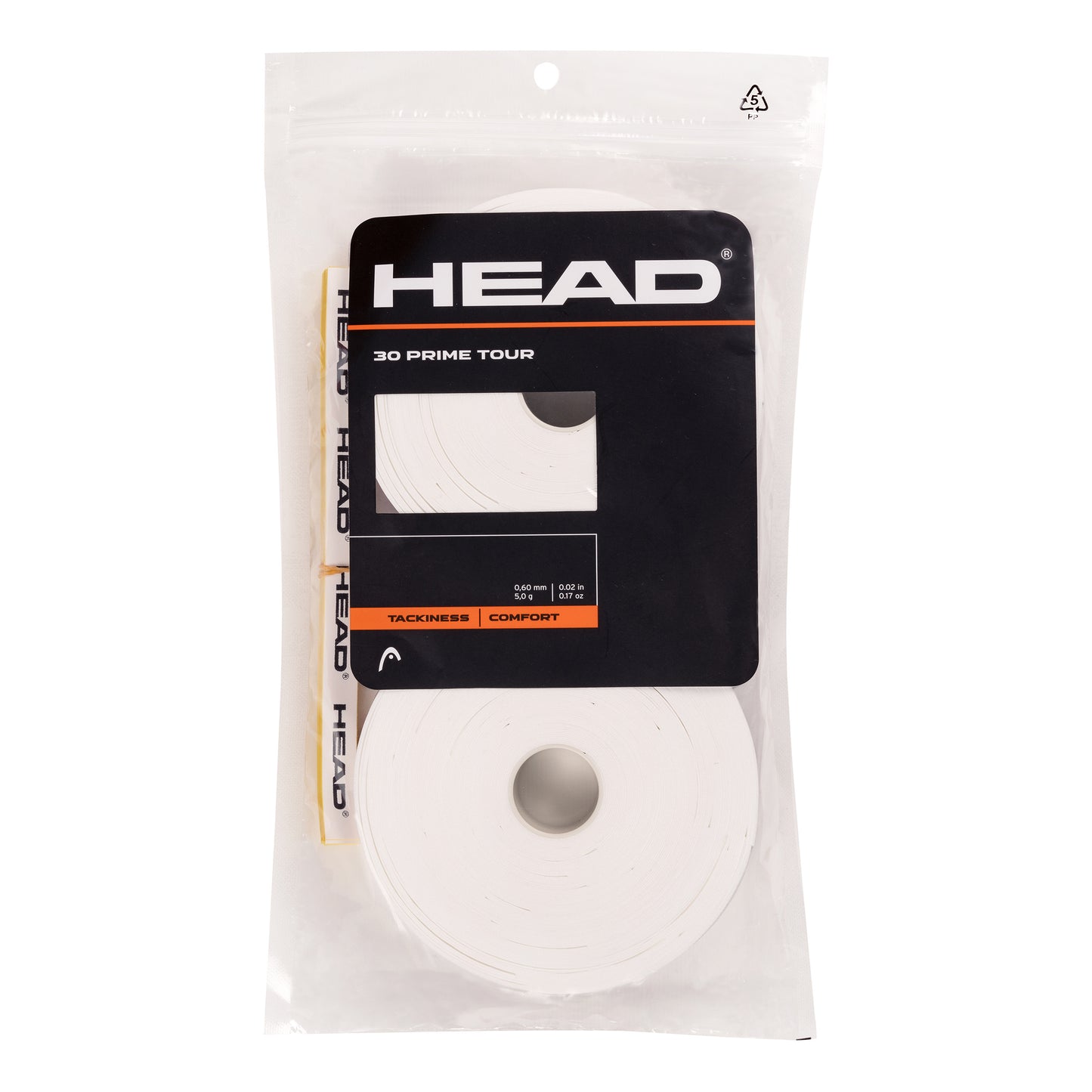HEAD Prime Tour Pakke med 30 - hvid HEAD Prime Tour Pakke med 30 - hvid