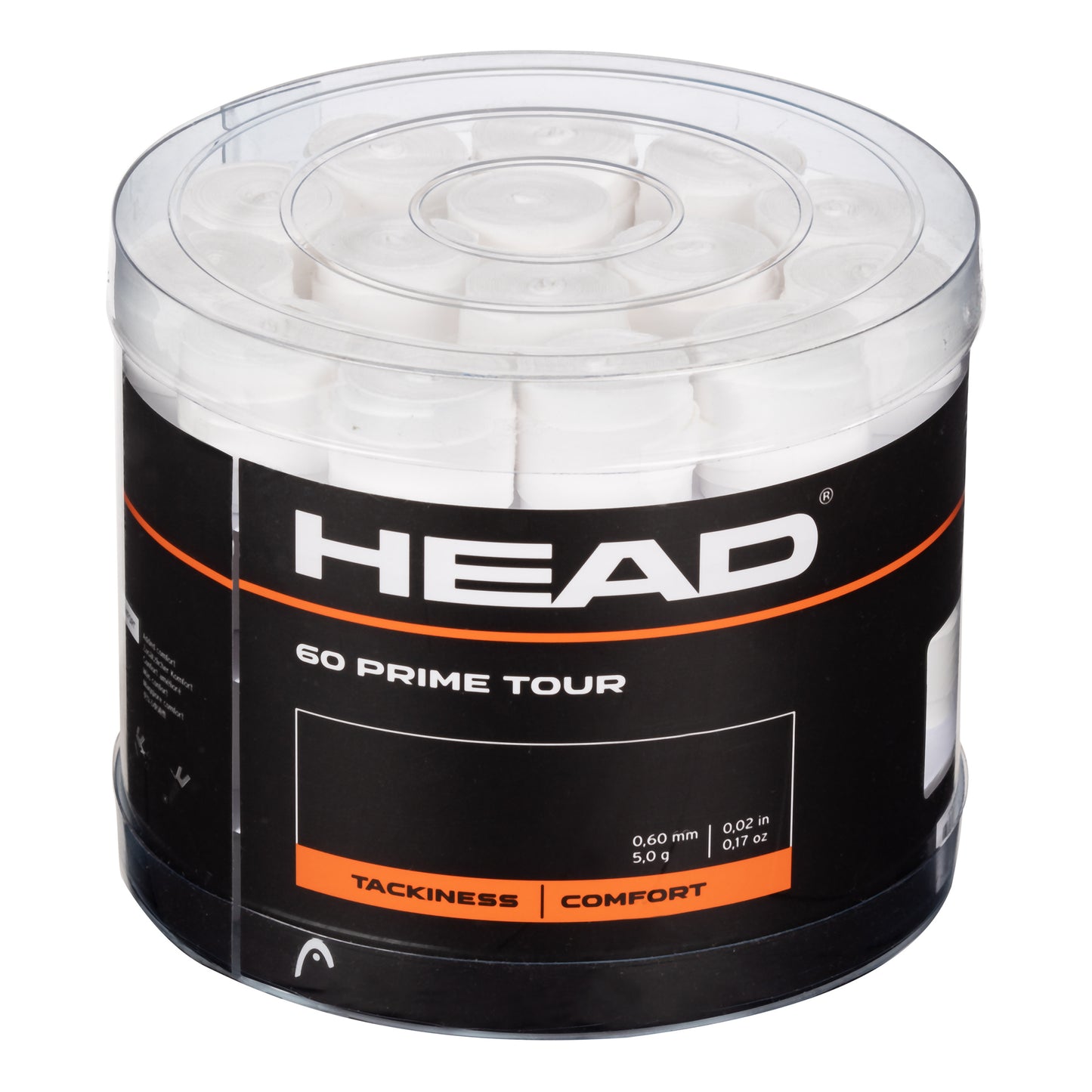 HEAD Prime Tour Pakke med 60 - hvid HEAD Prime Tour Pakke med 60 - hvid