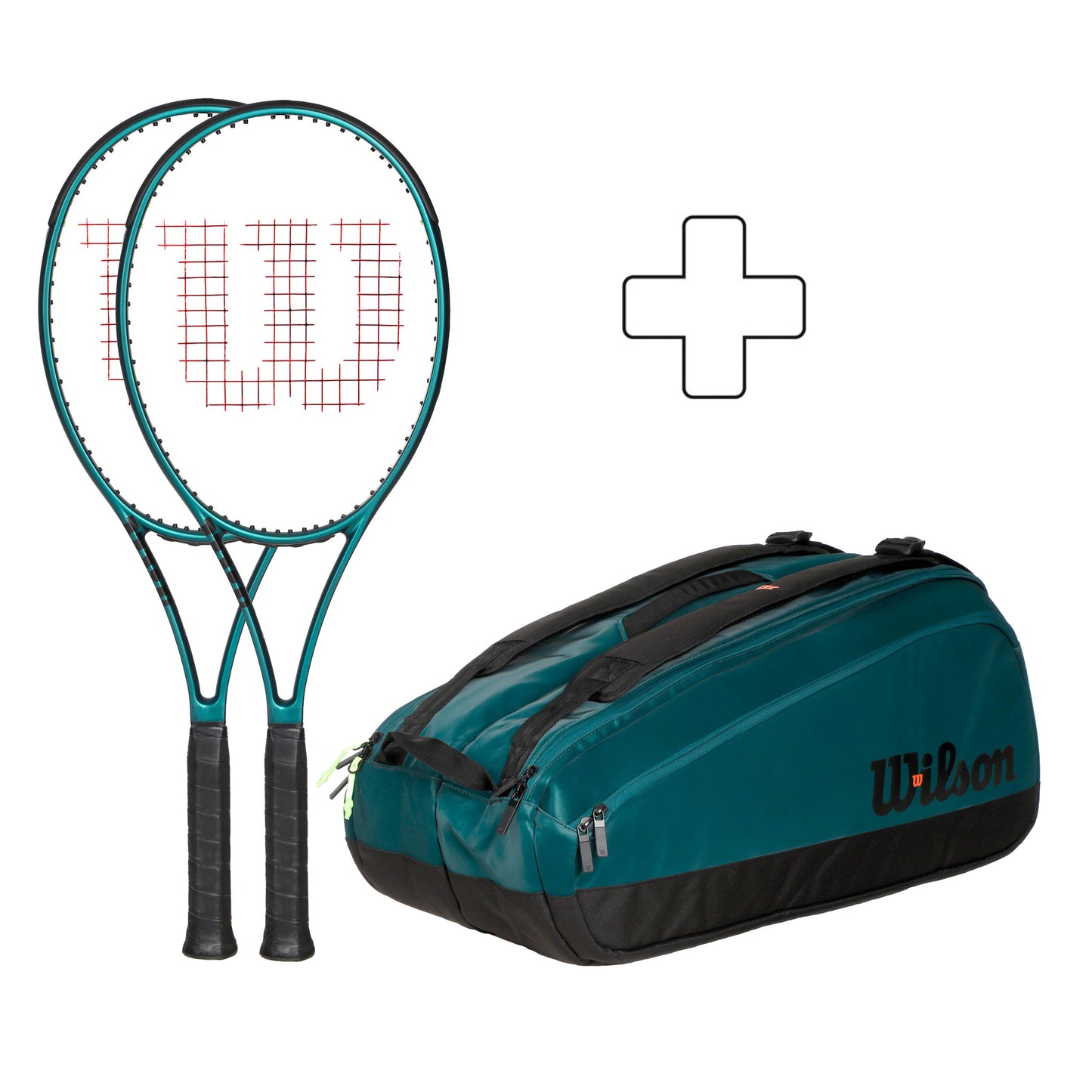 Wilson 2x 98S v9 Plus ketsjertaske Wilson 2x 98S v9 Plus ketsjertaske
