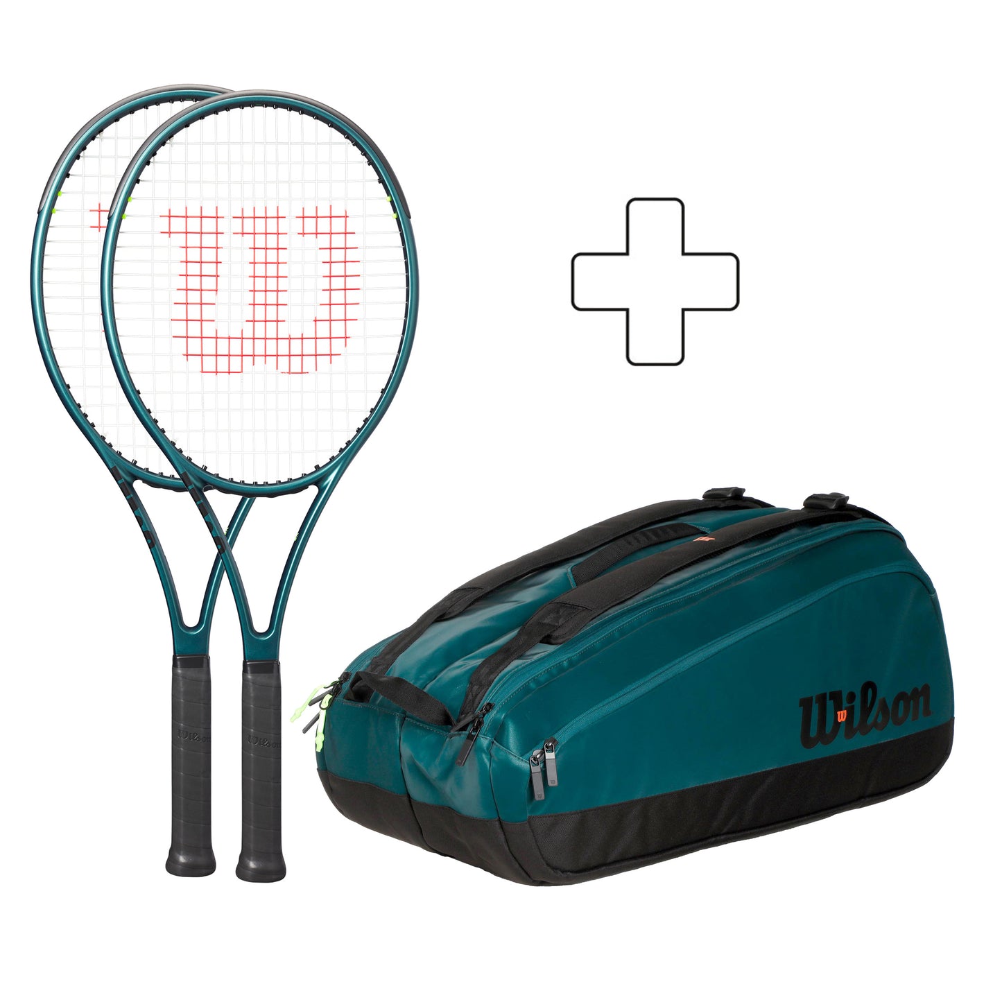 Wilson 2x 104 v9 Plus ketsjertaske Wilson 2x 104 v9 Plus ketsjertaske