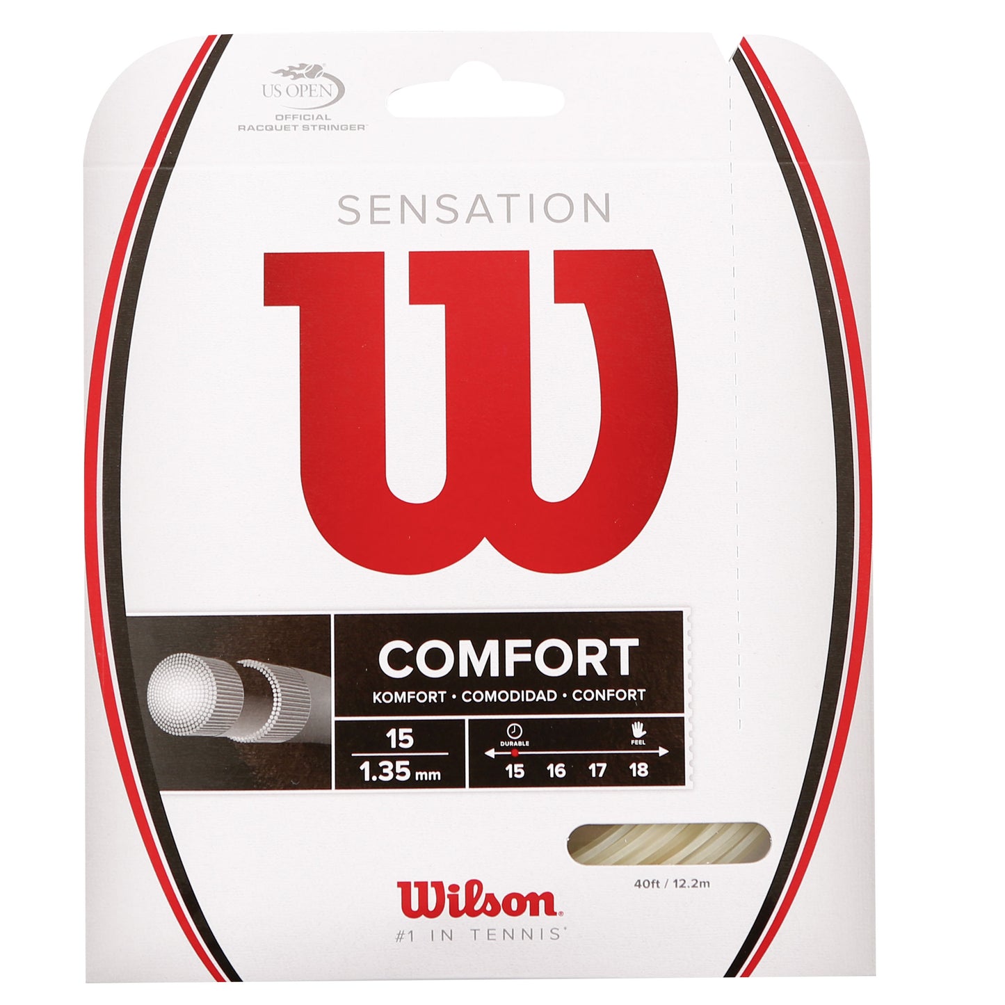 Wilson Sensation Strengesæt 12,2m-Naturfarvet Wilson Sensation Strengesæt 12,2m-Naturfarvet