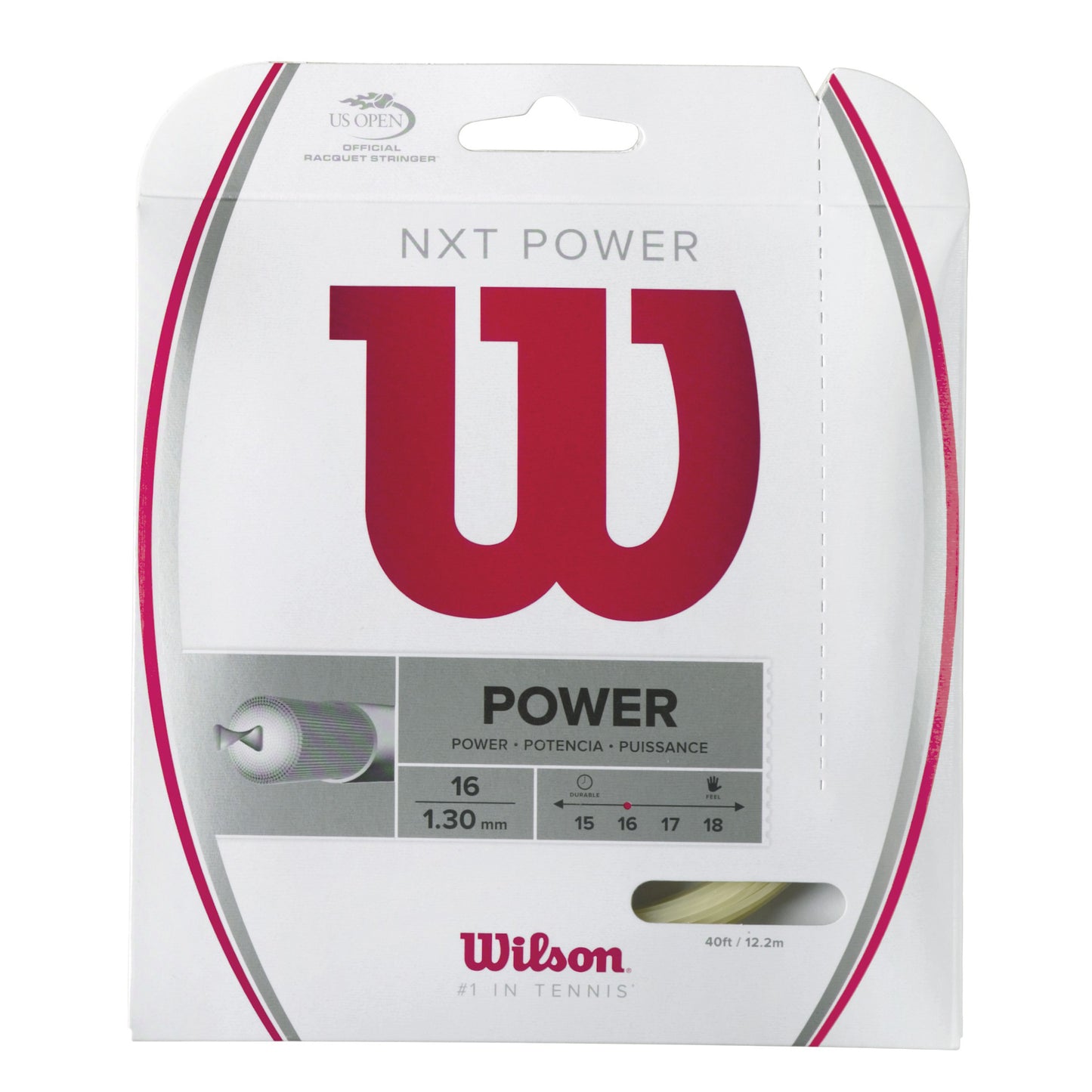 Wilson NXT Power Strengesæt 12,2m-Naturfarvet Wilson NXT Power Strengesæt 12,2m-Naturfarvet