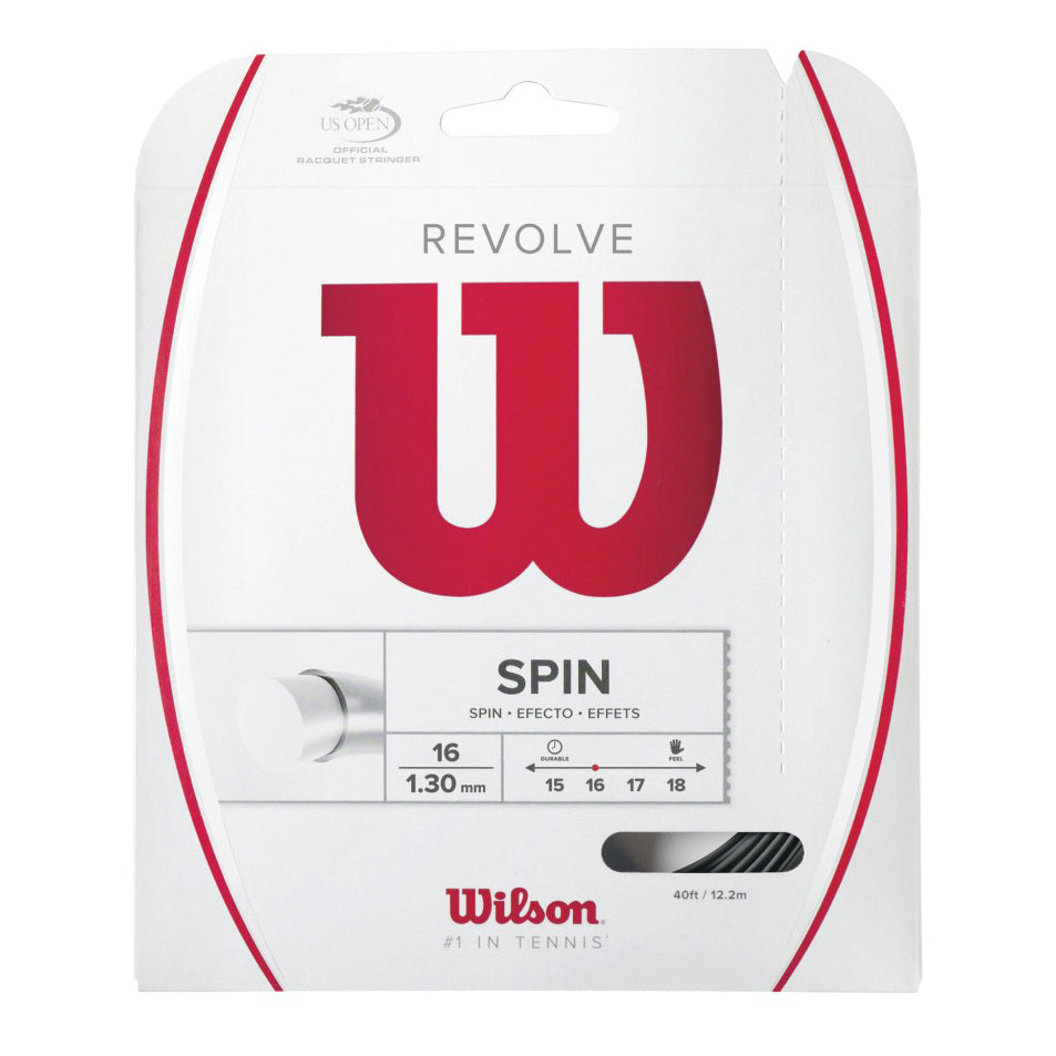 Wilson Revolve Strengesæt 12,2m-Sort Wilson Revolve Strengesæt 12,2m-Sort