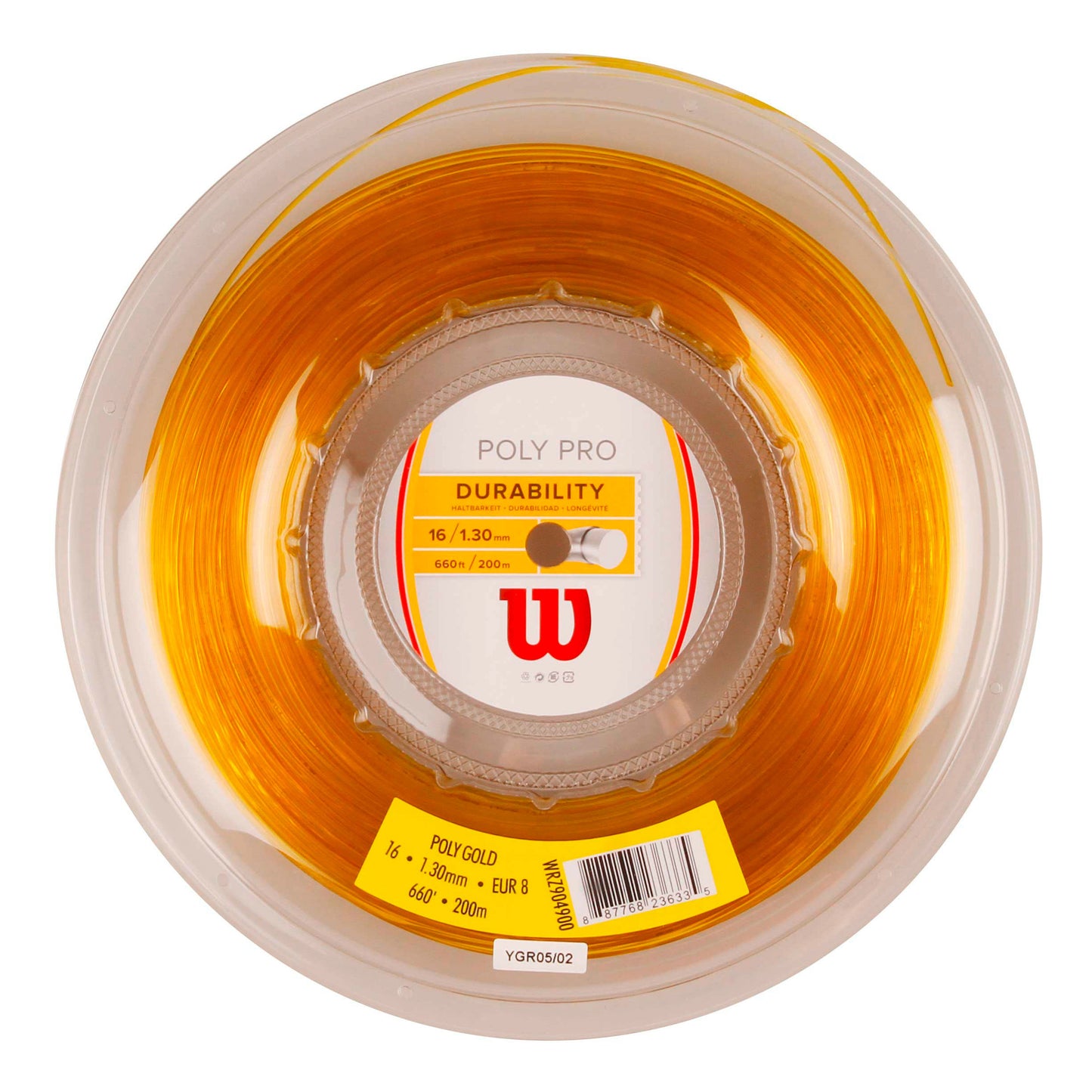 Wilson Poly Strenge,Rulle 200m-Guld Wilson Poly Strenge,Rulle 200m-Guld