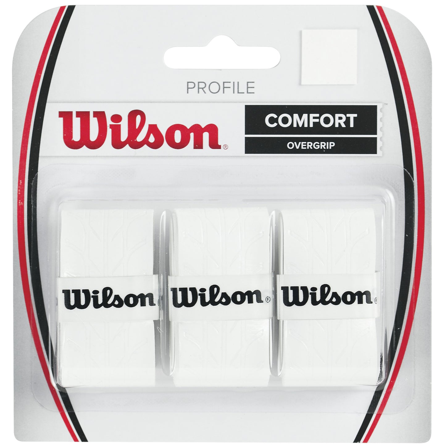 Wilson Profile Overgrip Pakke Med 3-Hvid Wilson Profile Overgrip Pakke Med 3-Hvid