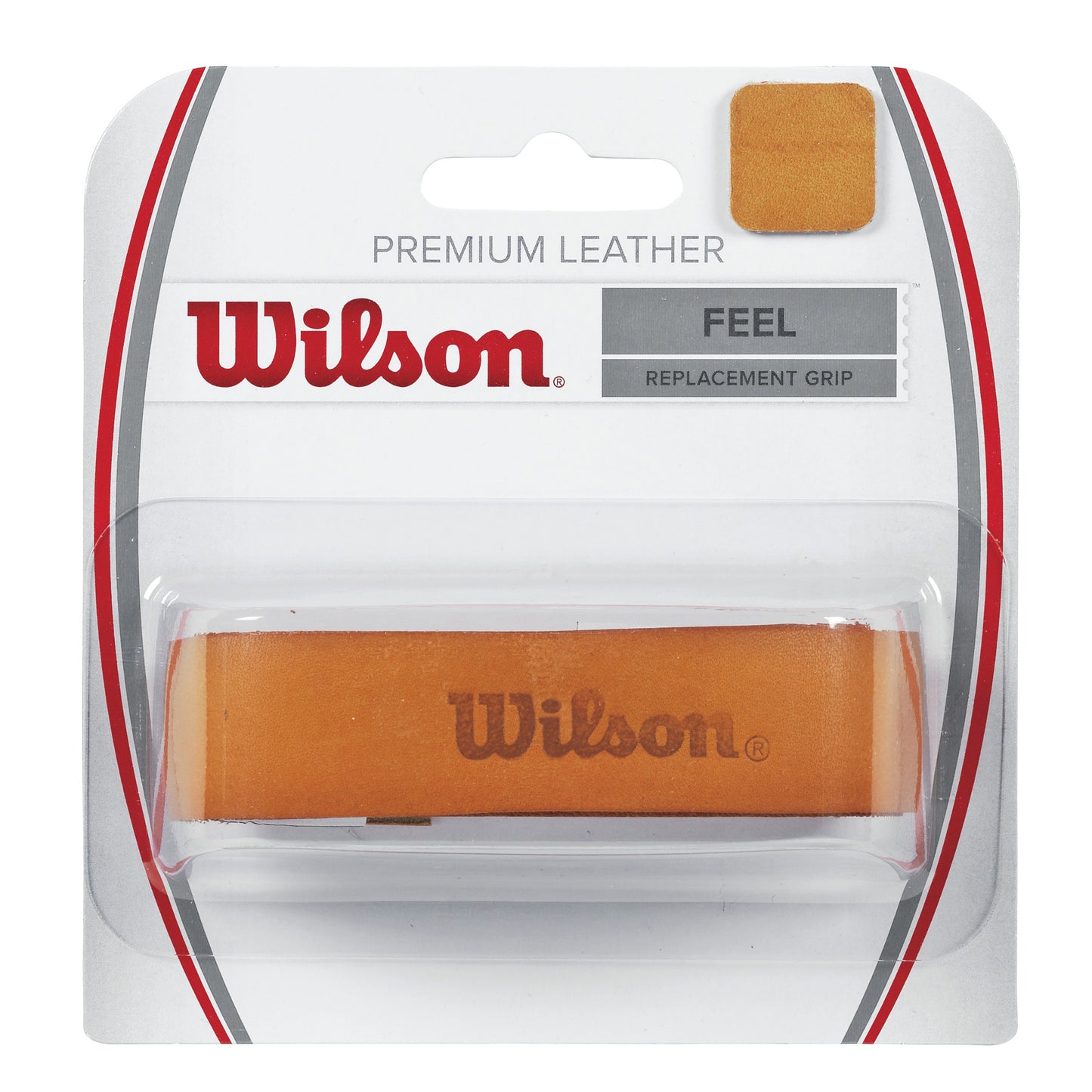 Wilson Premium Leather Replacement Grip Pakke Med 1-Brun Wilson Premium Leather Replacement Grip Pakke Med 1-Brun