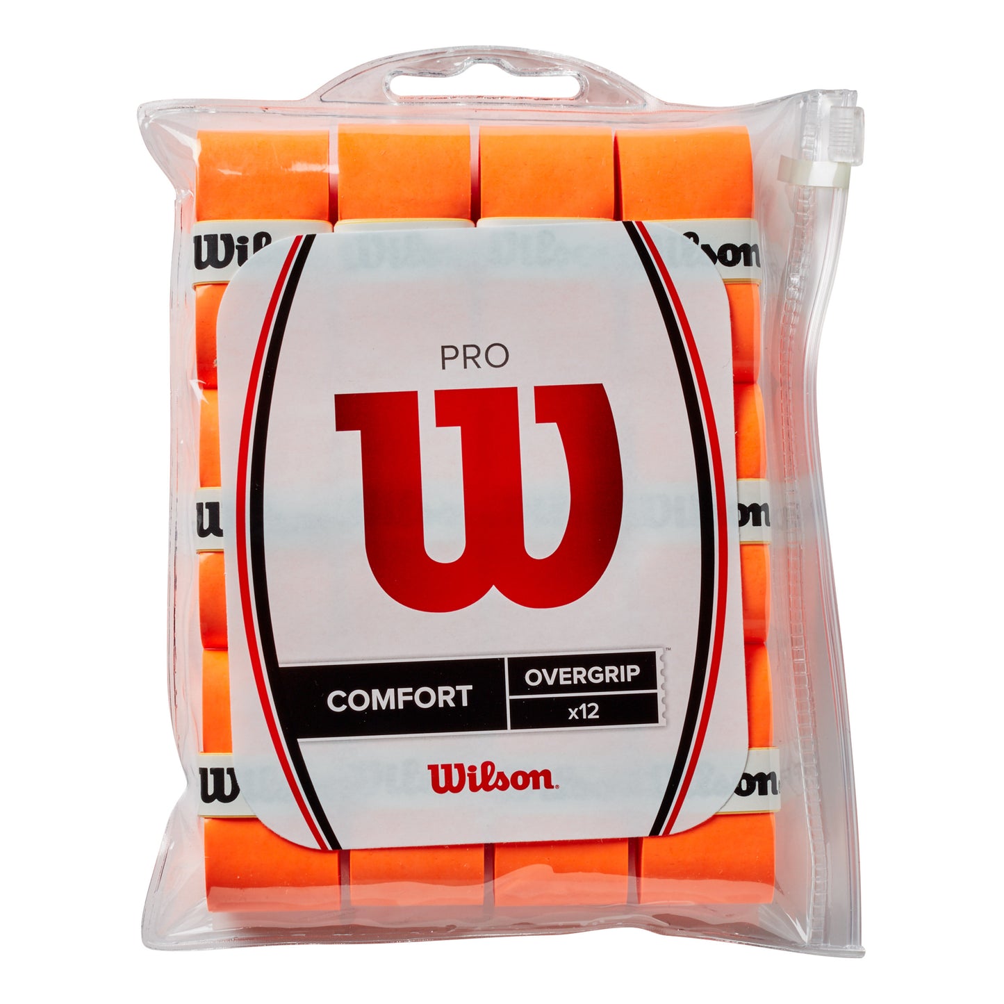 Wilson Burn Pro Overgrip Pakke Med 12-Orange Wilson Burn Pro Overgrip Pakke Med 12-Orange