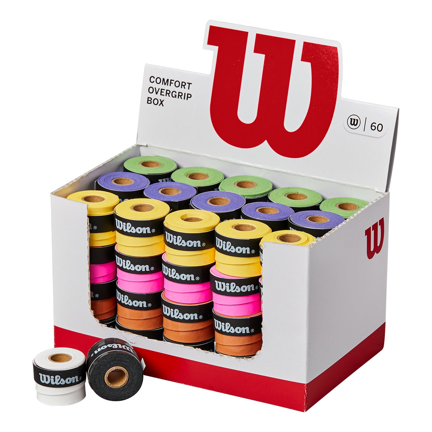 Wilson Ultra Overgrip Boks Med 60-Flerfarvet Wilson Ultra Overgrip Boks Med 60-Flerfarvet