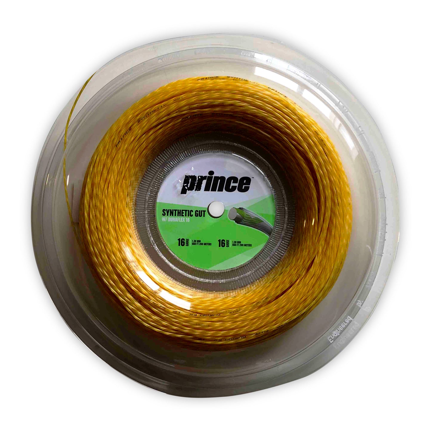 Prince Synthetic Gut Duraflex Strenge,Rulle 200m-Guld Prince Synthetic Gut Duraflex Strenge,Rulle 200m-Guld