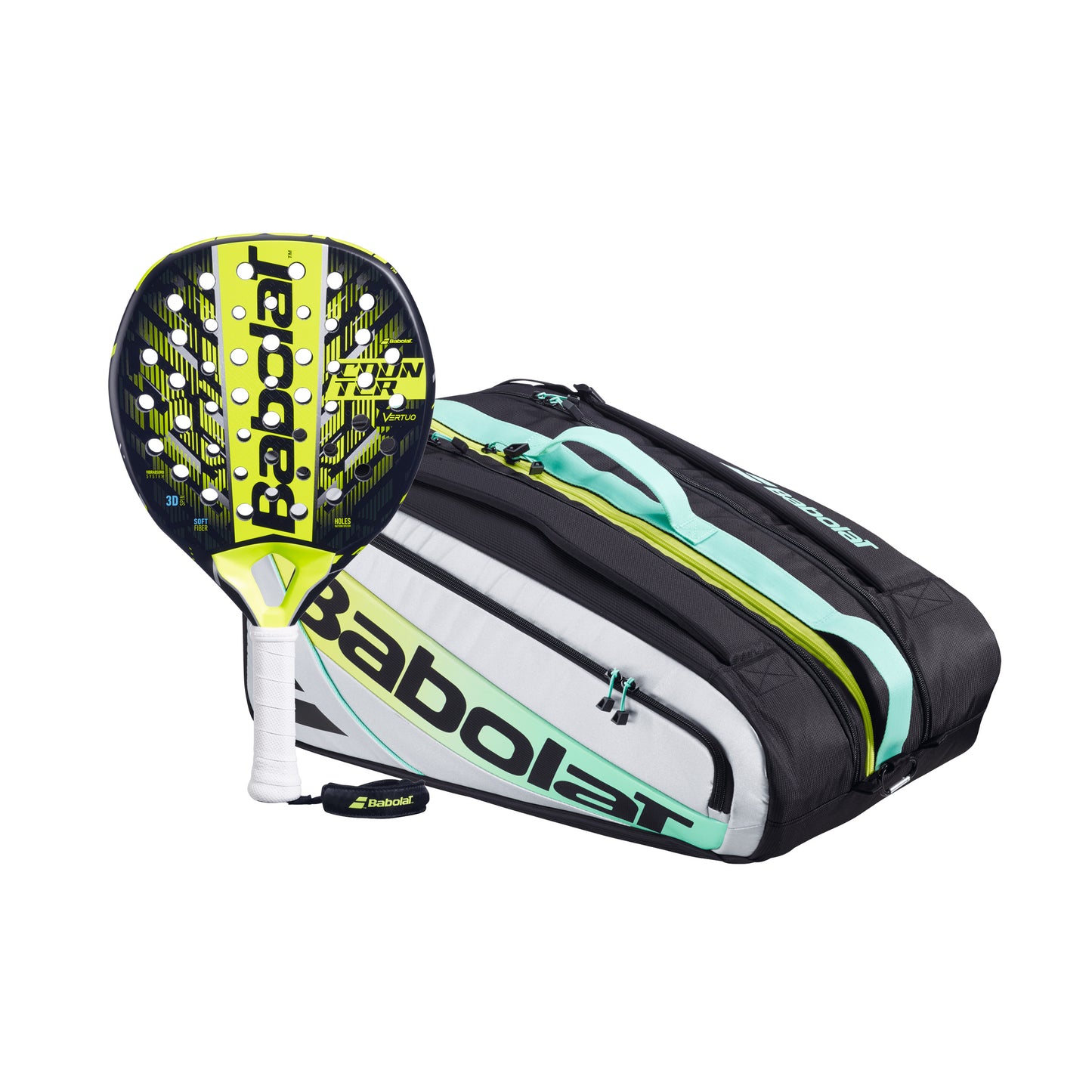 Babolat Counter Vertuo 2025 Plus ketsjertaske Babolat Counter Vertuo 2025 Plus ketsjertaske