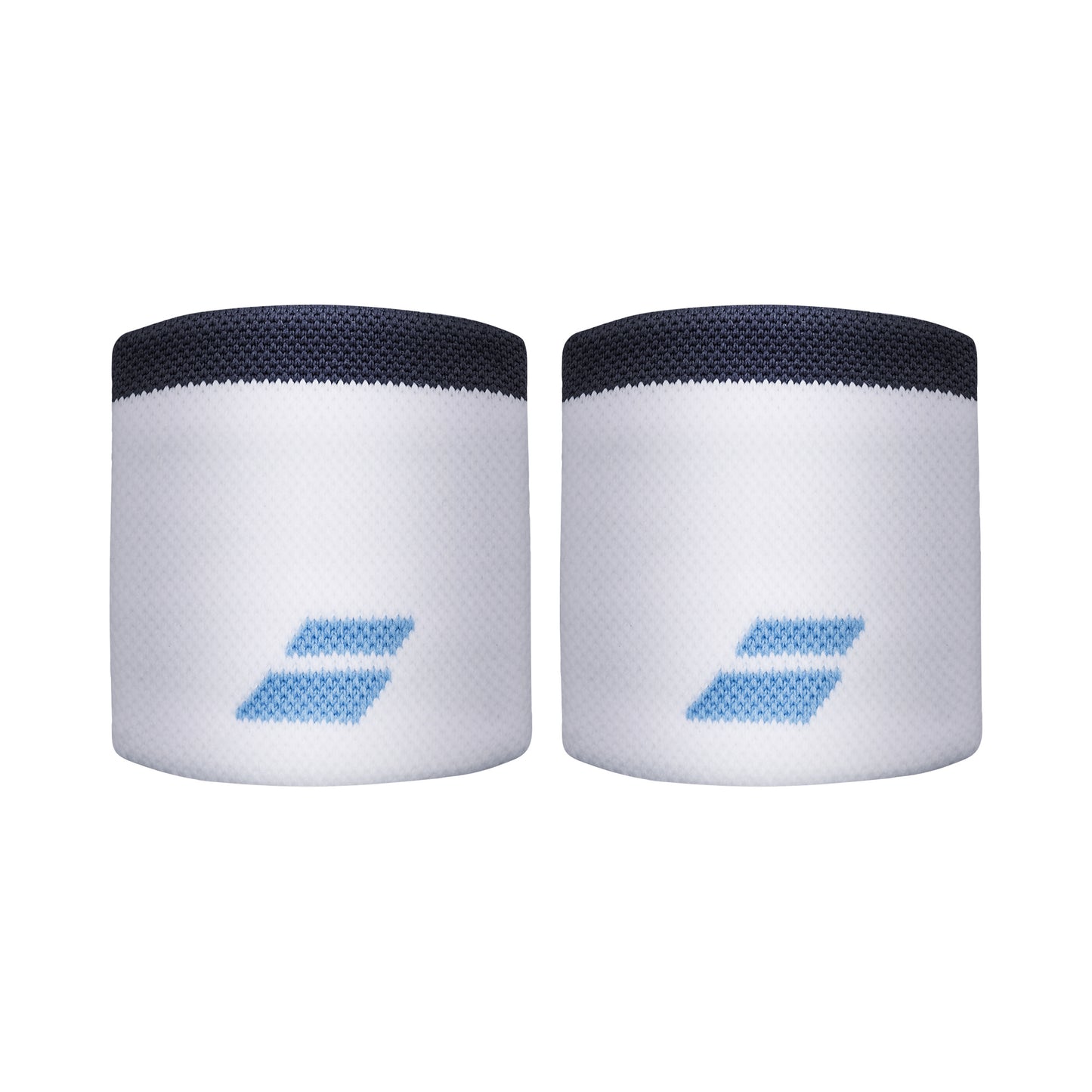 Babolat Logo Svedbånd kort - hvid, lyseblå Babolat Logo Svedbånd kort - hvid, lyseblå