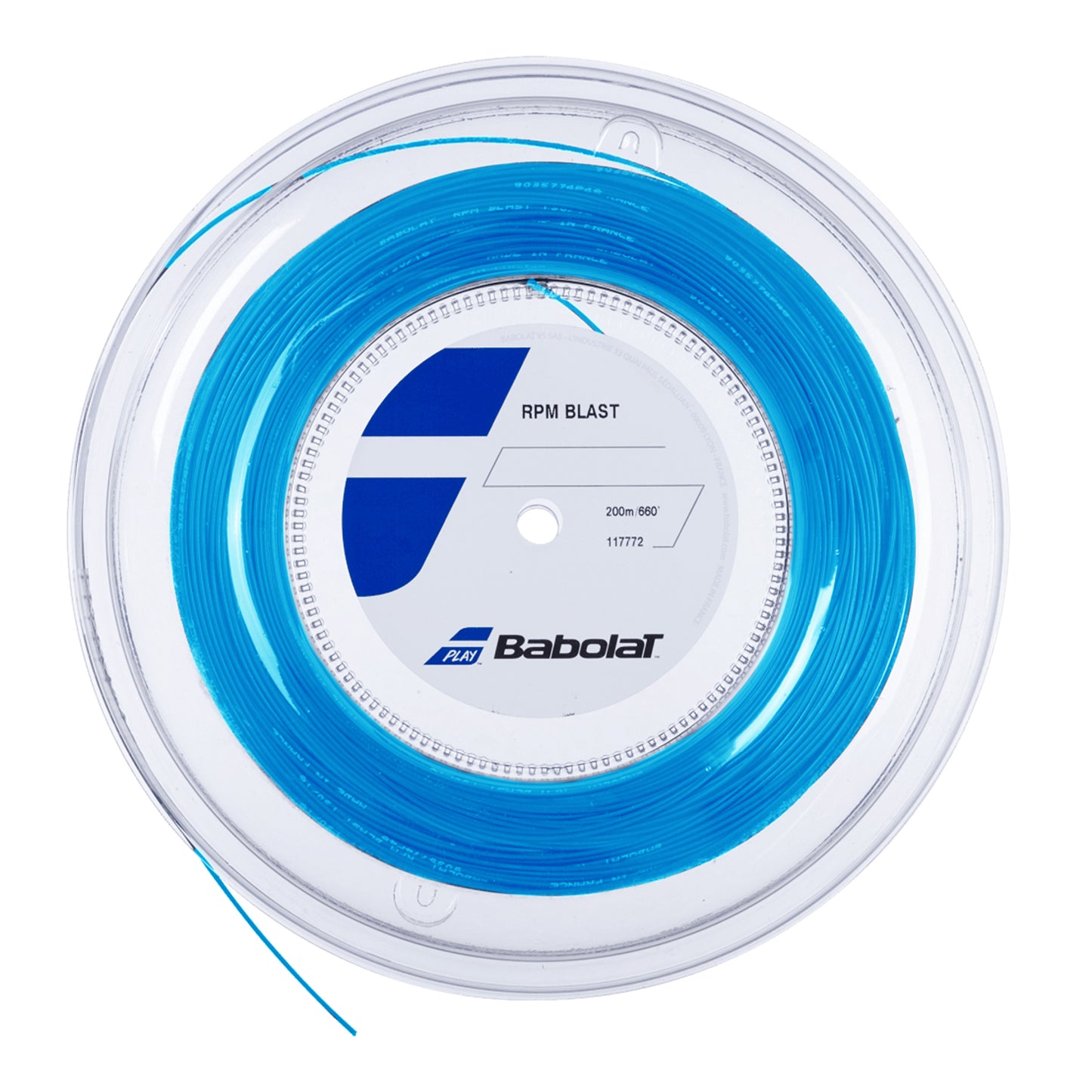 Babolat RPM Blast Strenge,Rulle 200m-Blå Babolat RPM Blast Strenge,Rulle 200m-Blå