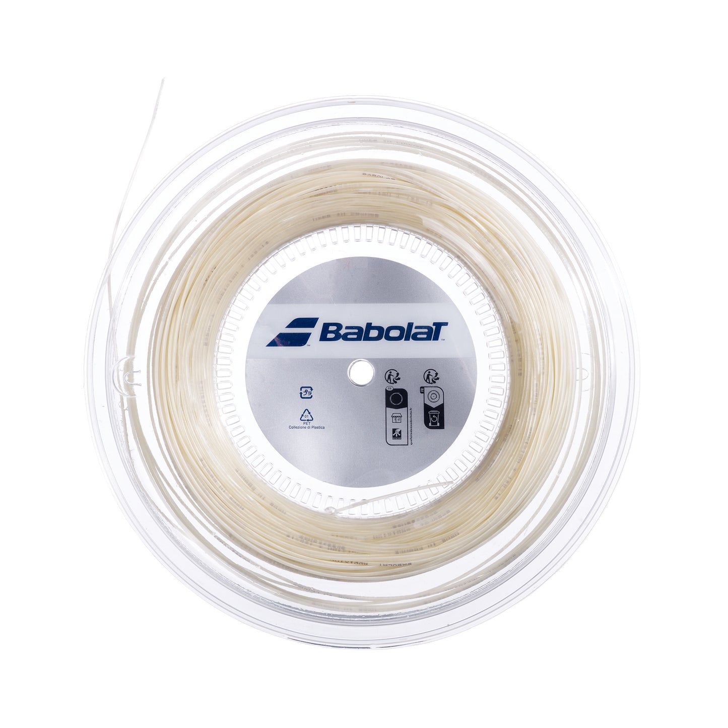 Babolat Addixion Strenge,Rulle 200m-Hvid Babolat Addixion Strenge,Rulle 200m-Hvid