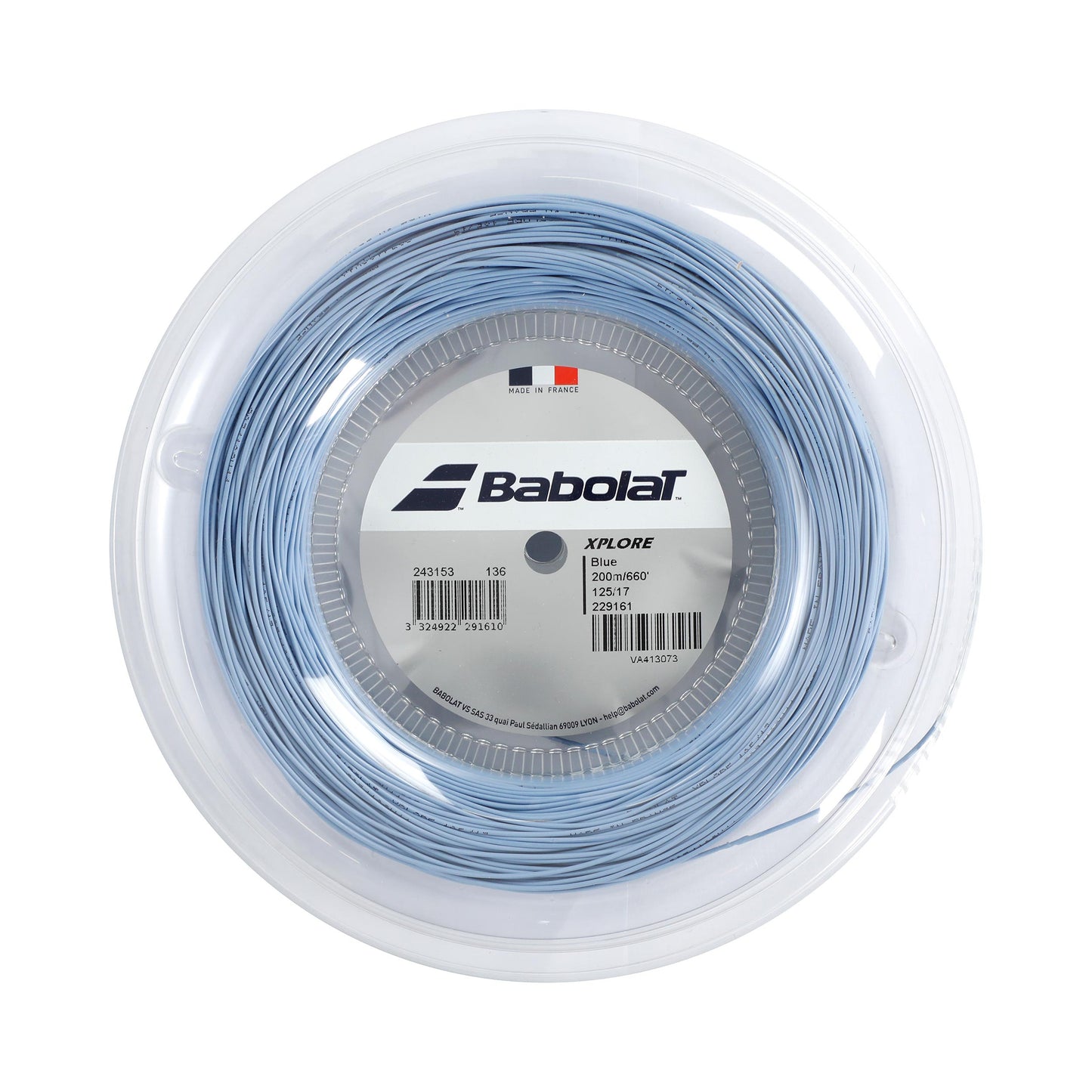 Babolat XPLORE Strenge, rulle 200m - blå Babolat XPLORE Strenge, rulle 200m - blå