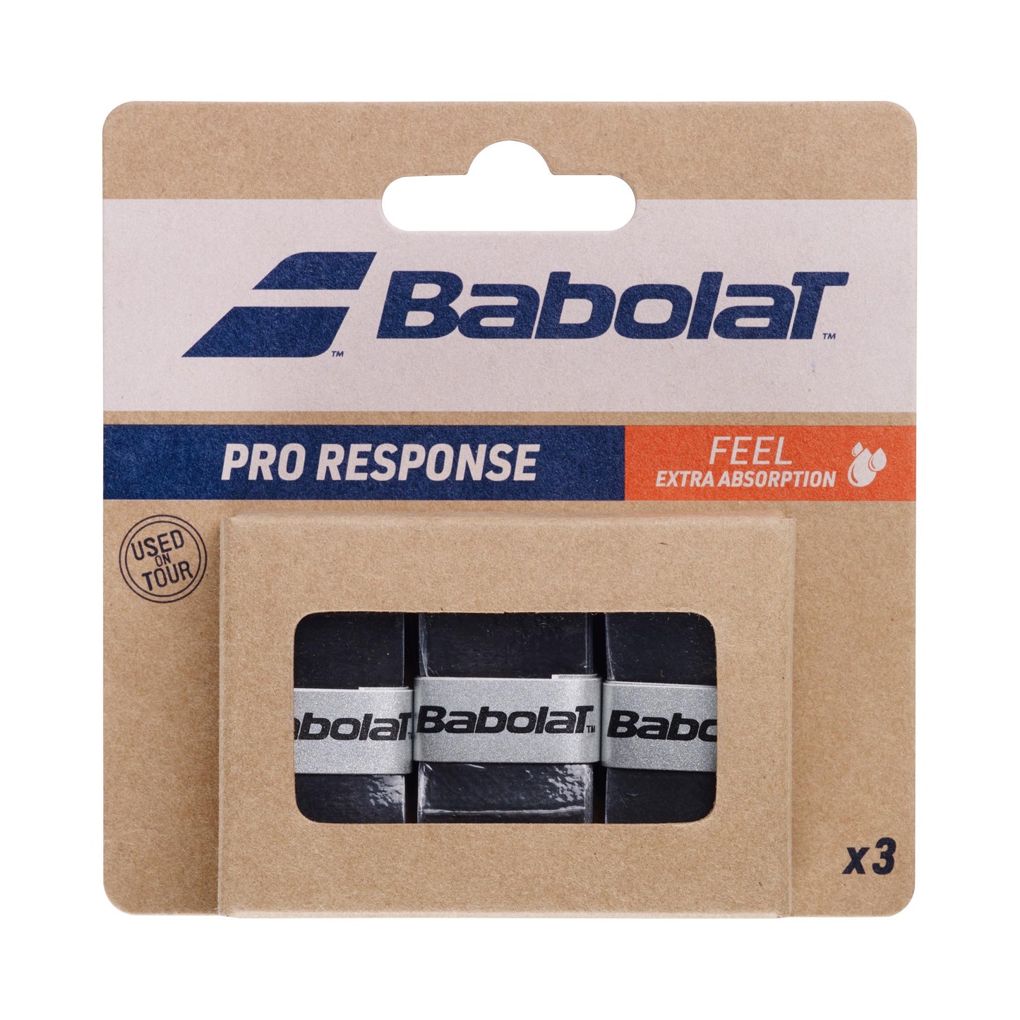 Babolat Pro Response Pakke Med 3-Sort Babolat Pro Response Pakke Med 3-Sort