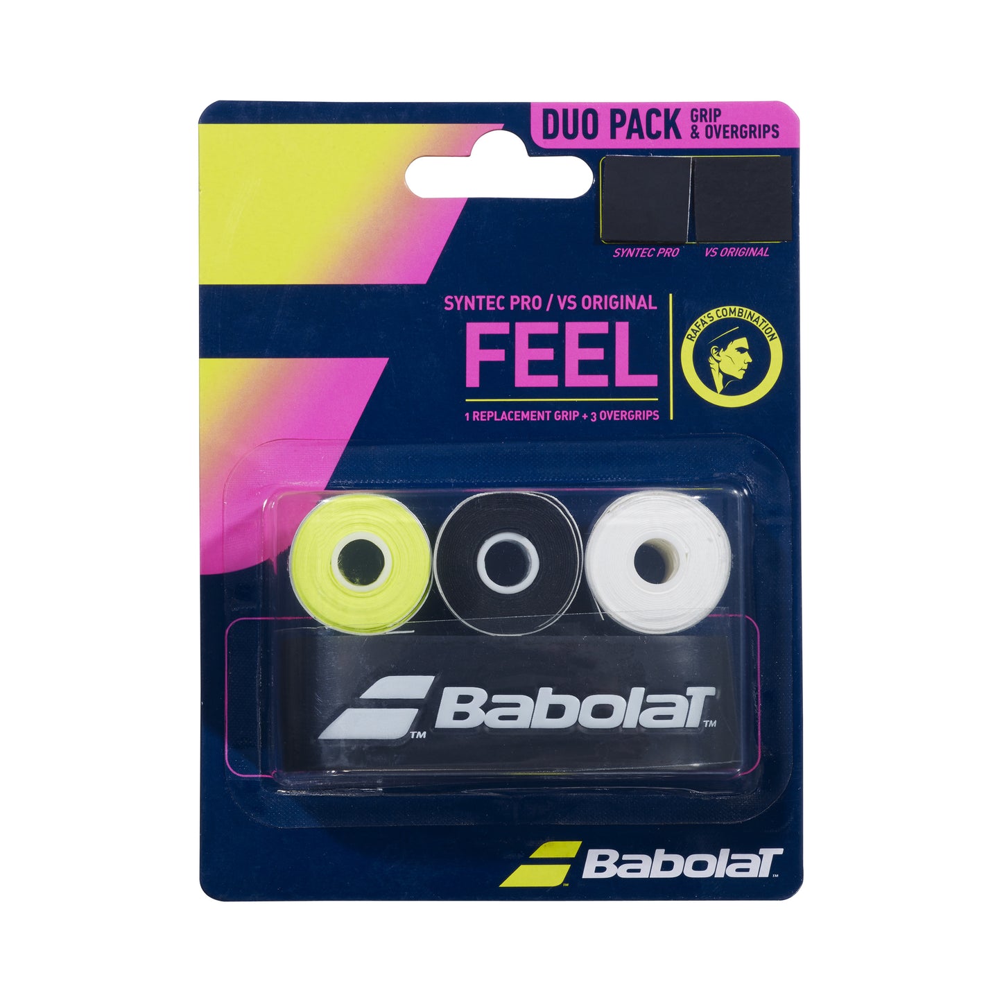 Babolat Syntec Pro X1 + VS Orig X3 Pakke Med 4-Flerfarvet Babolat Syntec Pro X1 + VS Orig X3 Pakke Med 4-Flerfarvet