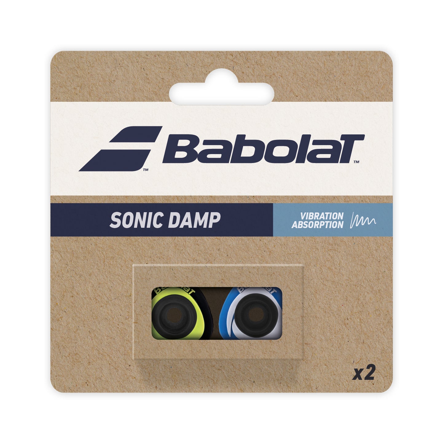 Babolat Sonic Damp Dæmper Pakke Med 2-Gul,Gul Babolat Sonic Damp Dæmper Pakke Med 2-Gul,Gul