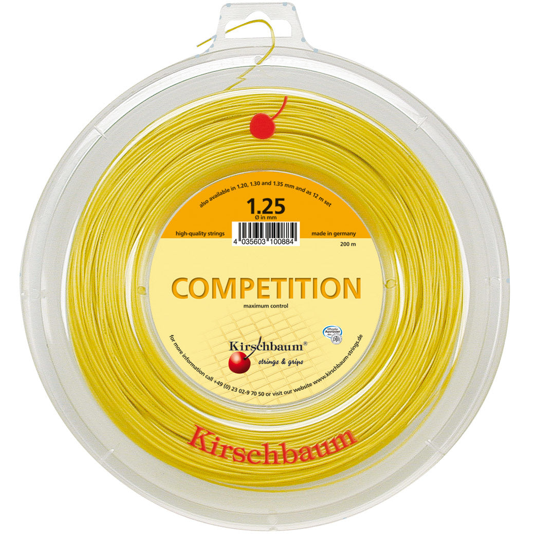 Kirschbaum Competition Strenge,Rulle 200m-Gul Kirschbaum Competition Strenge,Rulle 200m-Gul
