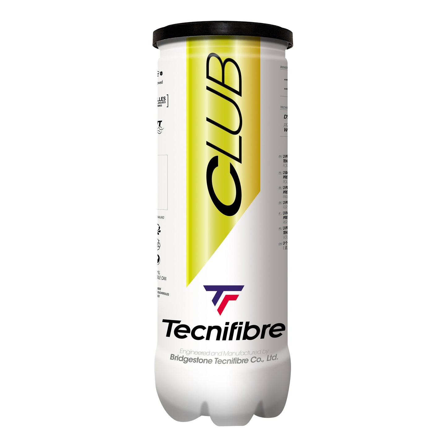 Tecnifibre Club 3er Dåse Med 3 Tecnifibre Club 3er Dåse Med 3