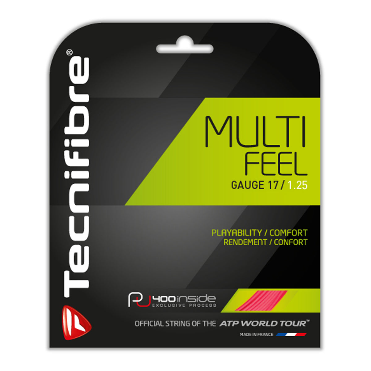 Tecnifibre Multifeel Strengesæt 12,2m - neonpink Tecnifibre Multifeel Strengesæt 12,2m - neonpink