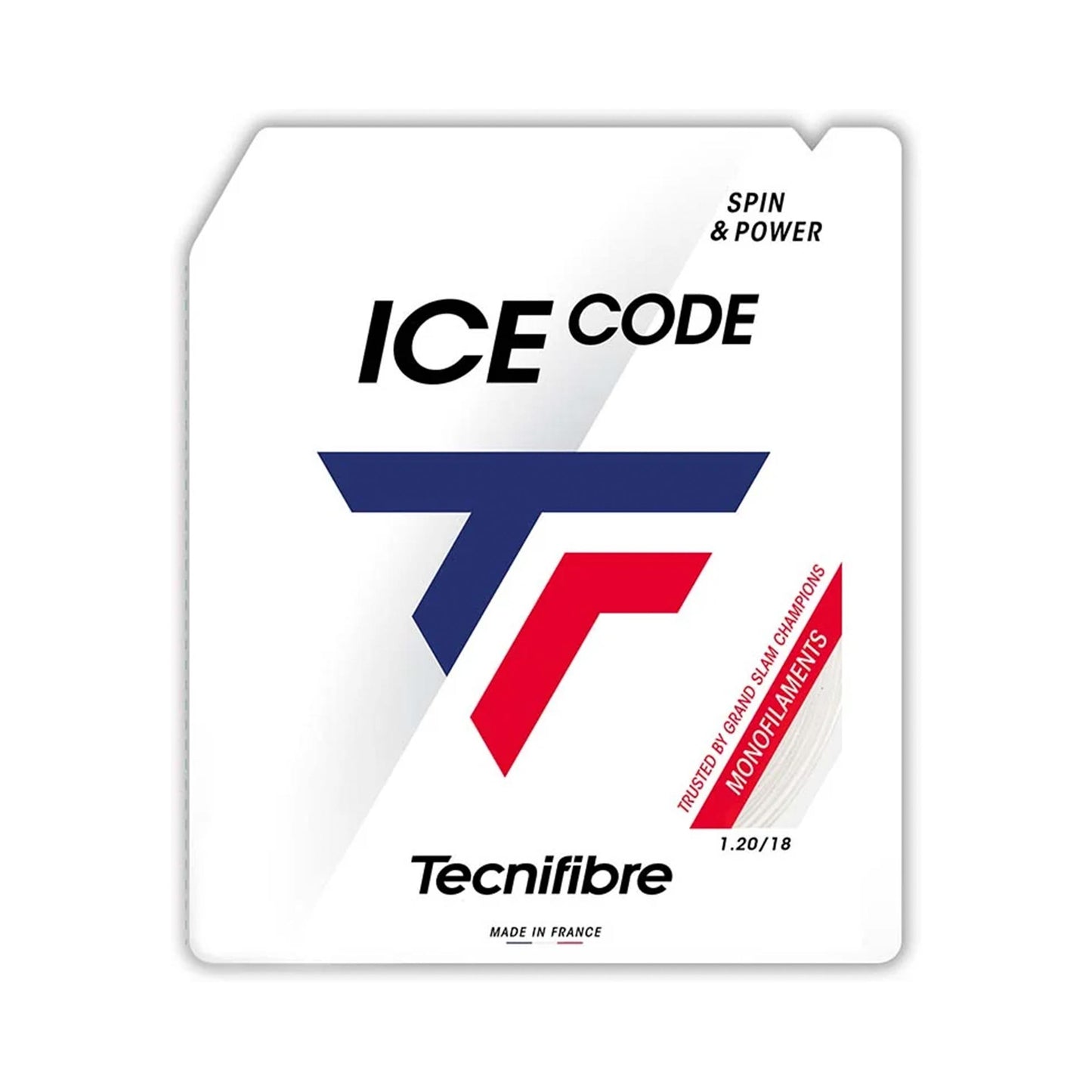 Tecnifibre Ice Code Strengesæt 12m-Hvid Tecnifibre Ice Code Strengesæt 12m-Hvid