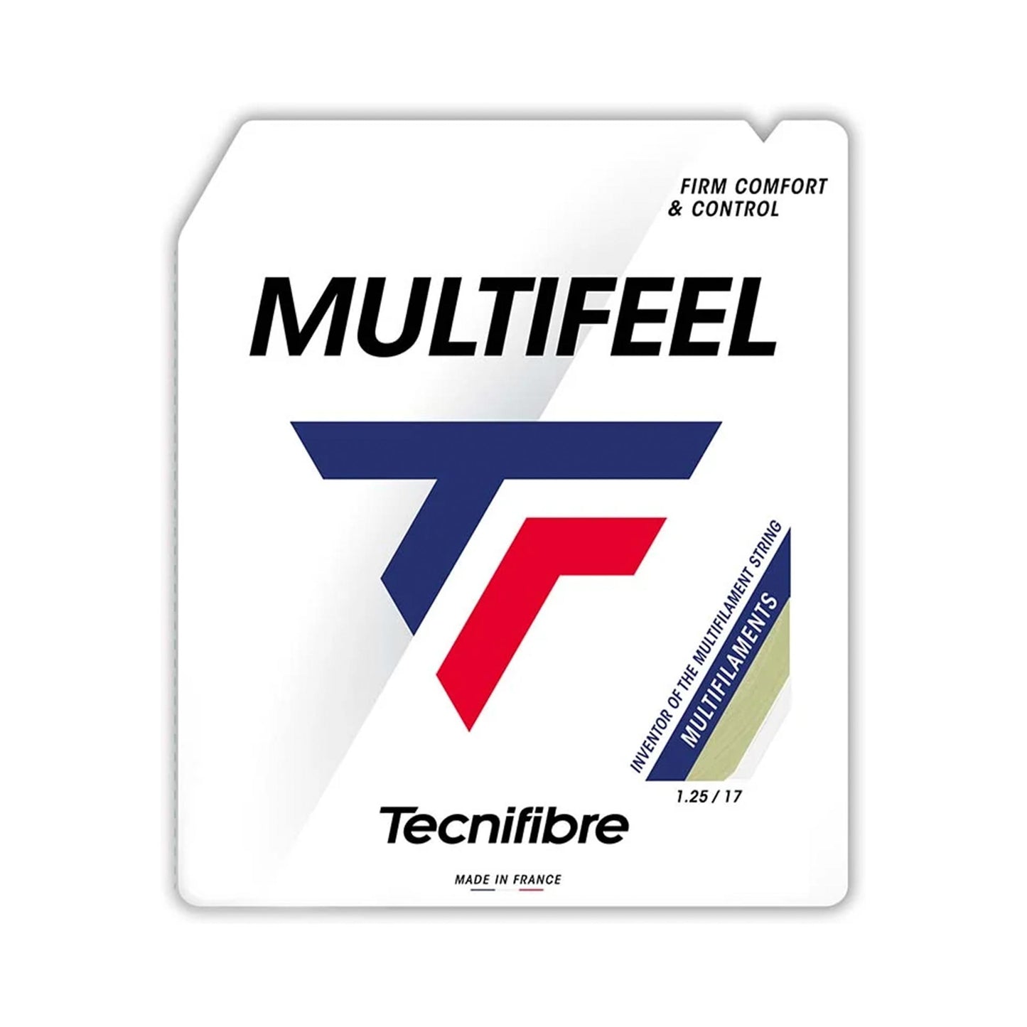 Tecnifibre Multifeel 12m Strengesæt-Naturfarvet Tecnifibre Multifeel 12m Strengesæt-Naturfarvet