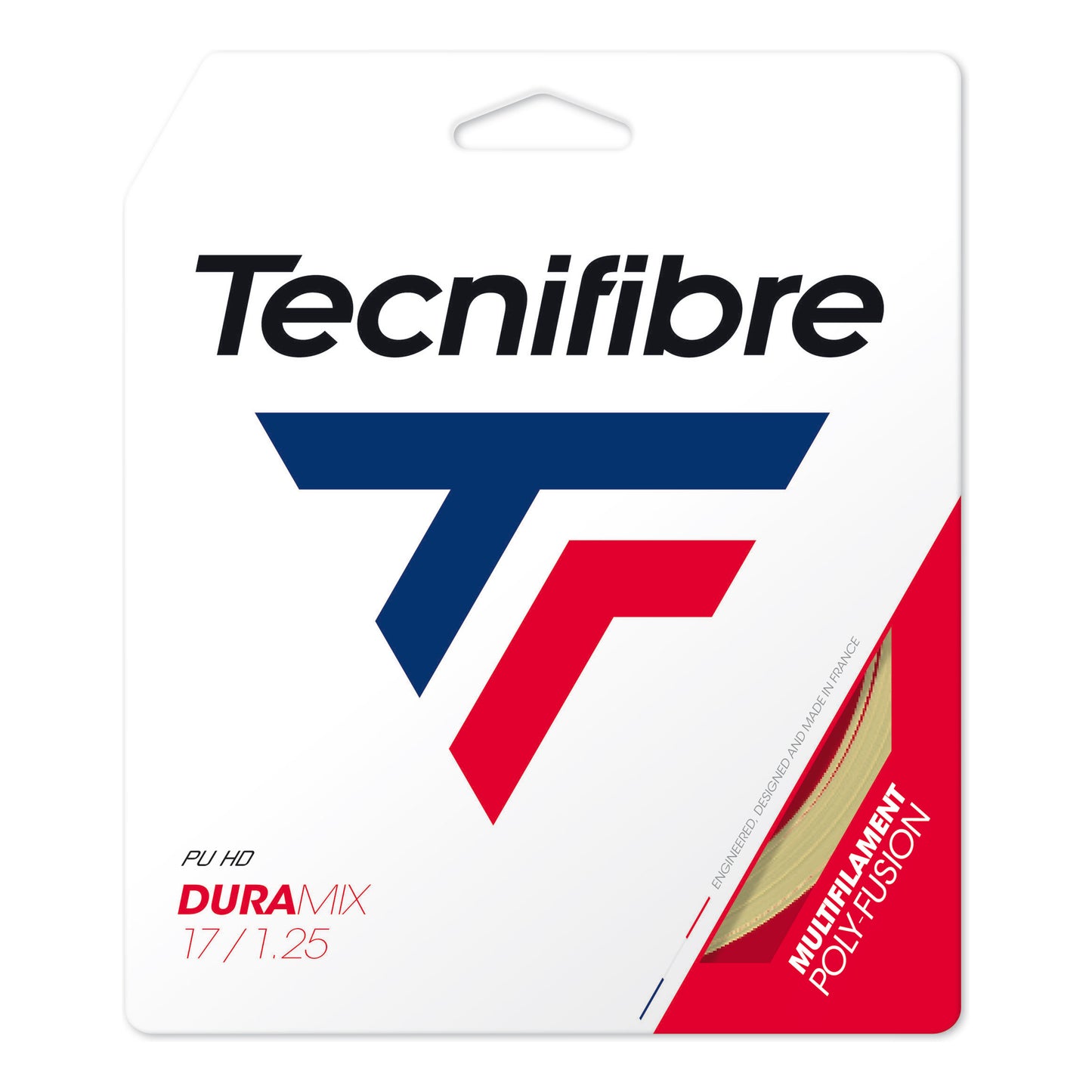 Tecnifibre Duramix HD 12m Strengesæt-Naturfarvet Tecnifibre Duramix HD 12m Strengesæt-Naturfarvet