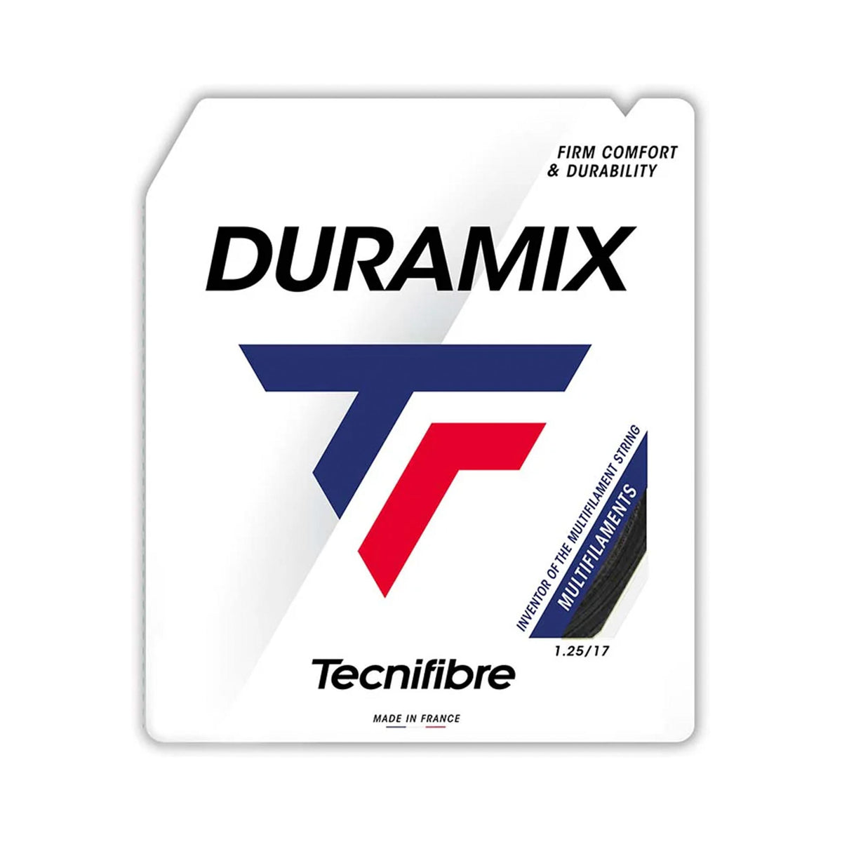 Tecnifibre Duramix HD 12m Strengesæt-Sort Tecnifibre Duramix HD 12m Strengesæt-Sort