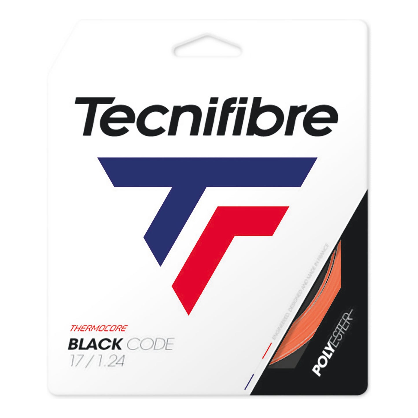 Tecnifibre Black Code 12m Strengesæt-Orange,Rød Tecnifibre Black Code 12m Strengesæt-Orange,Rød