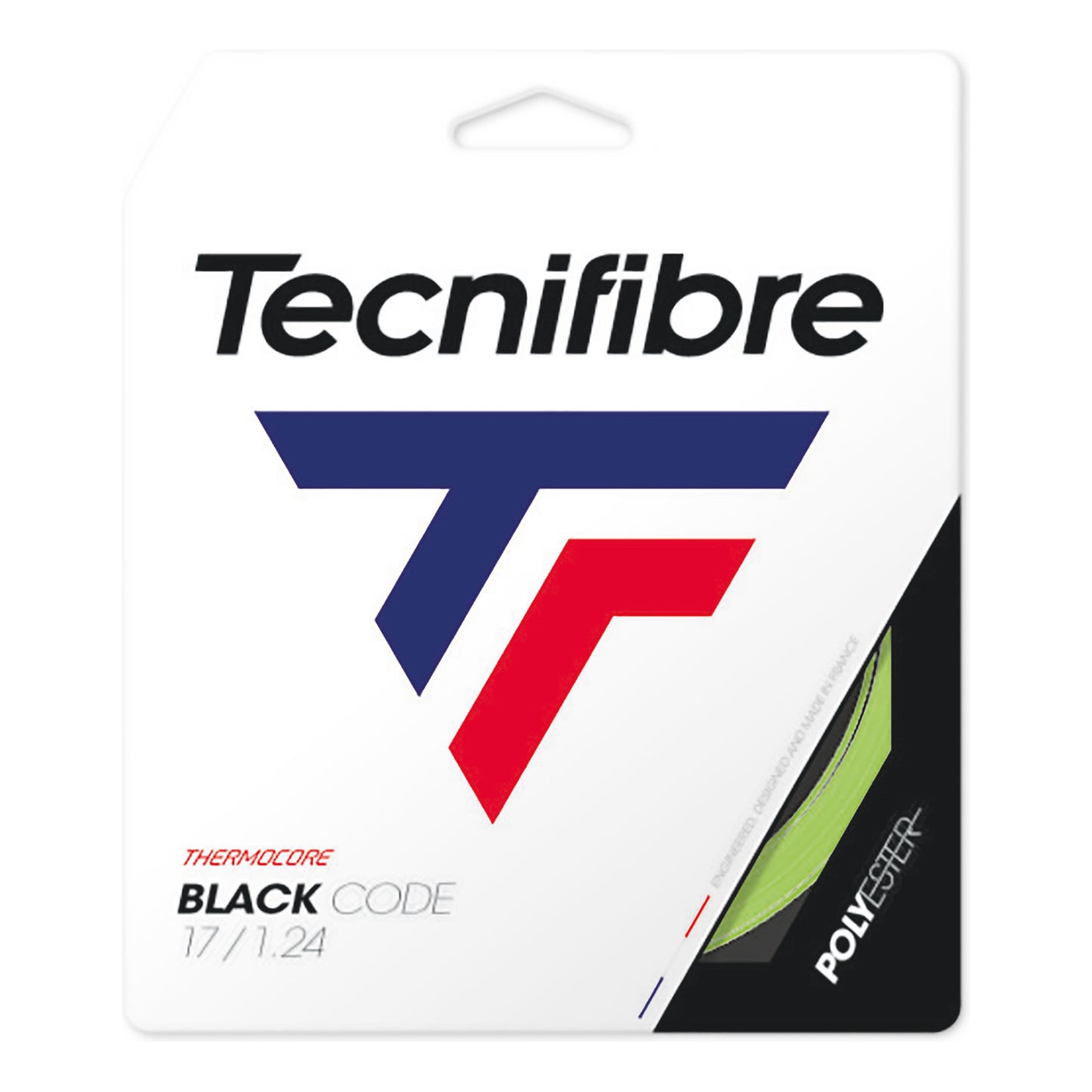 Tecnifibre Black Code 12m Strengesæt-Lime Tecnifibre Black Code 12m Strengesæt-Lime