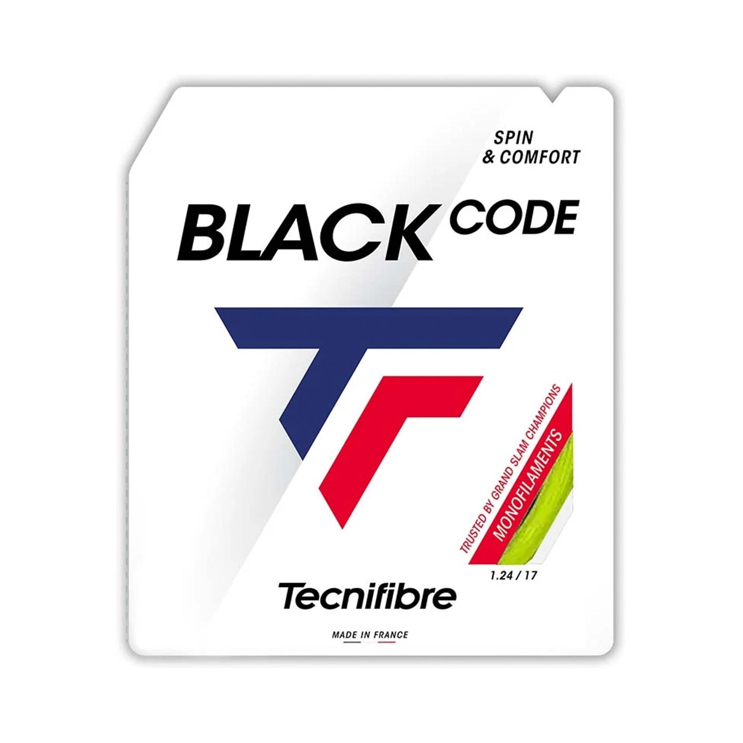 Tecnifibre Black Code 12m Strengesæt-Lime Tecnifibre Black Code 12m Strengesæt-Lime