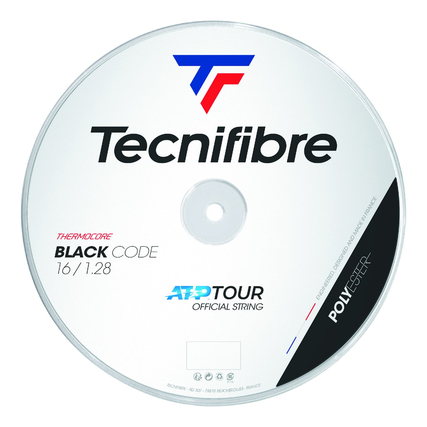 Tecnifibre Black Code 200m Strenge,Rulle-Lime Tecnifibre Black Code 200m Strenge,Rulle-Lime