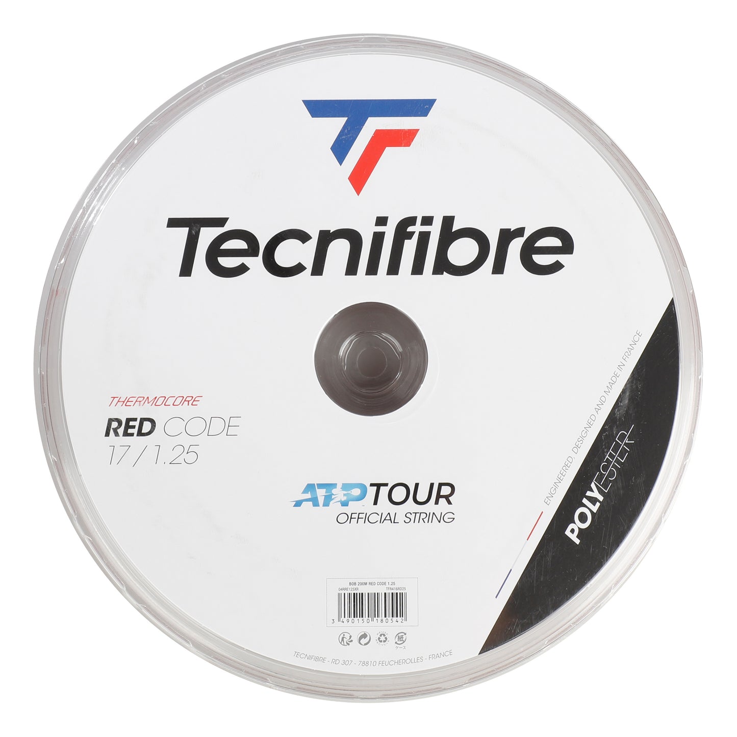 Tecnifibre Pro Redcode 200m Strenge,Rulle-Rød Tecnifibre Pro Redcode 200m Strenge,Rulle-Rød