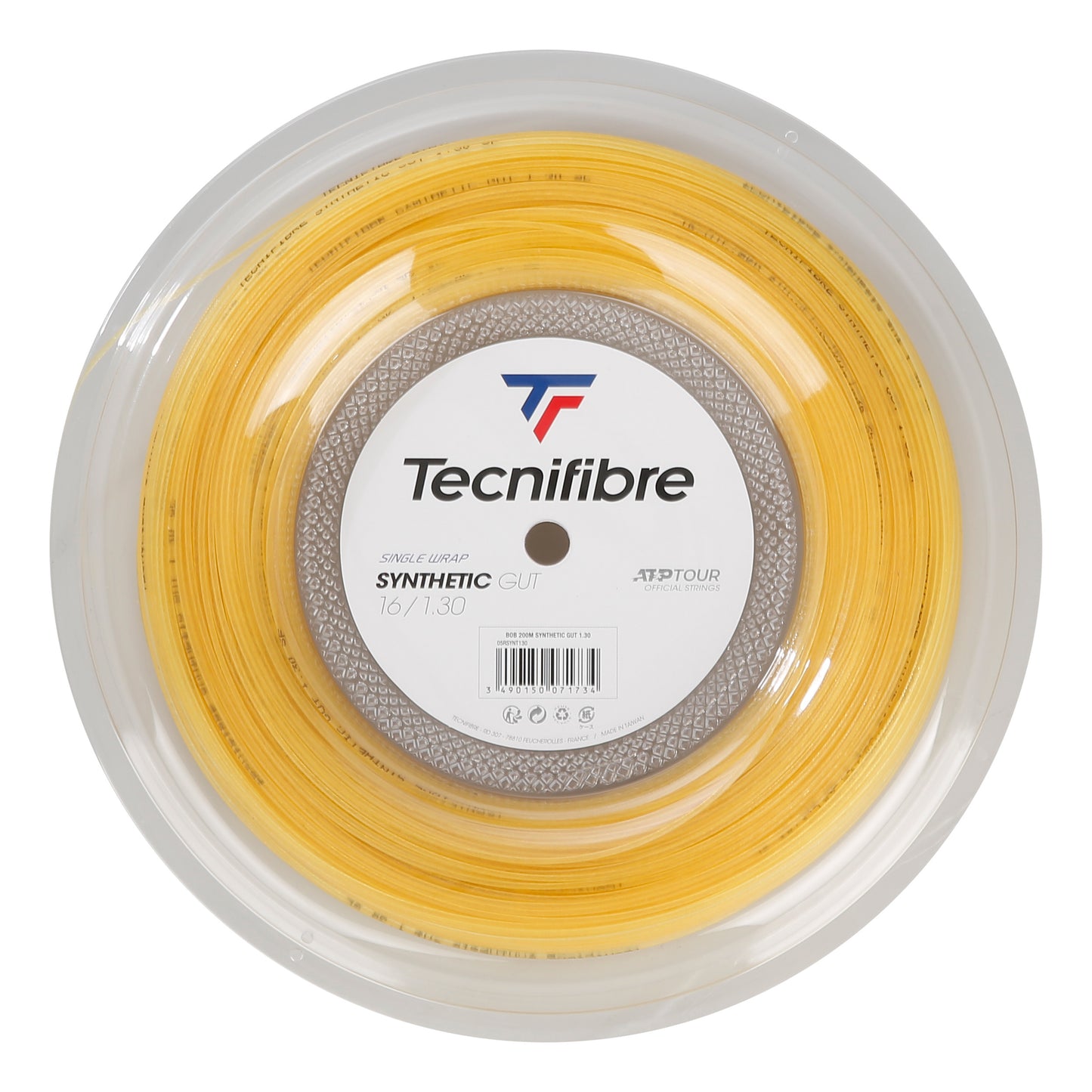 Tecnifibre Synthetic Gut 200m Strenge,Rulle-Gul Tecnifibre Synthetic Gut 200m Strenge,Rulle-Gul