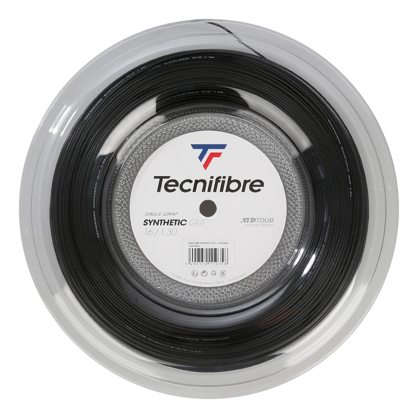 Tecnifibre Synthetic Gut 200m Strenge,Rulle-Sort Tecnifibre Synthetic Gut 200m Strenge,Rulle-Sort